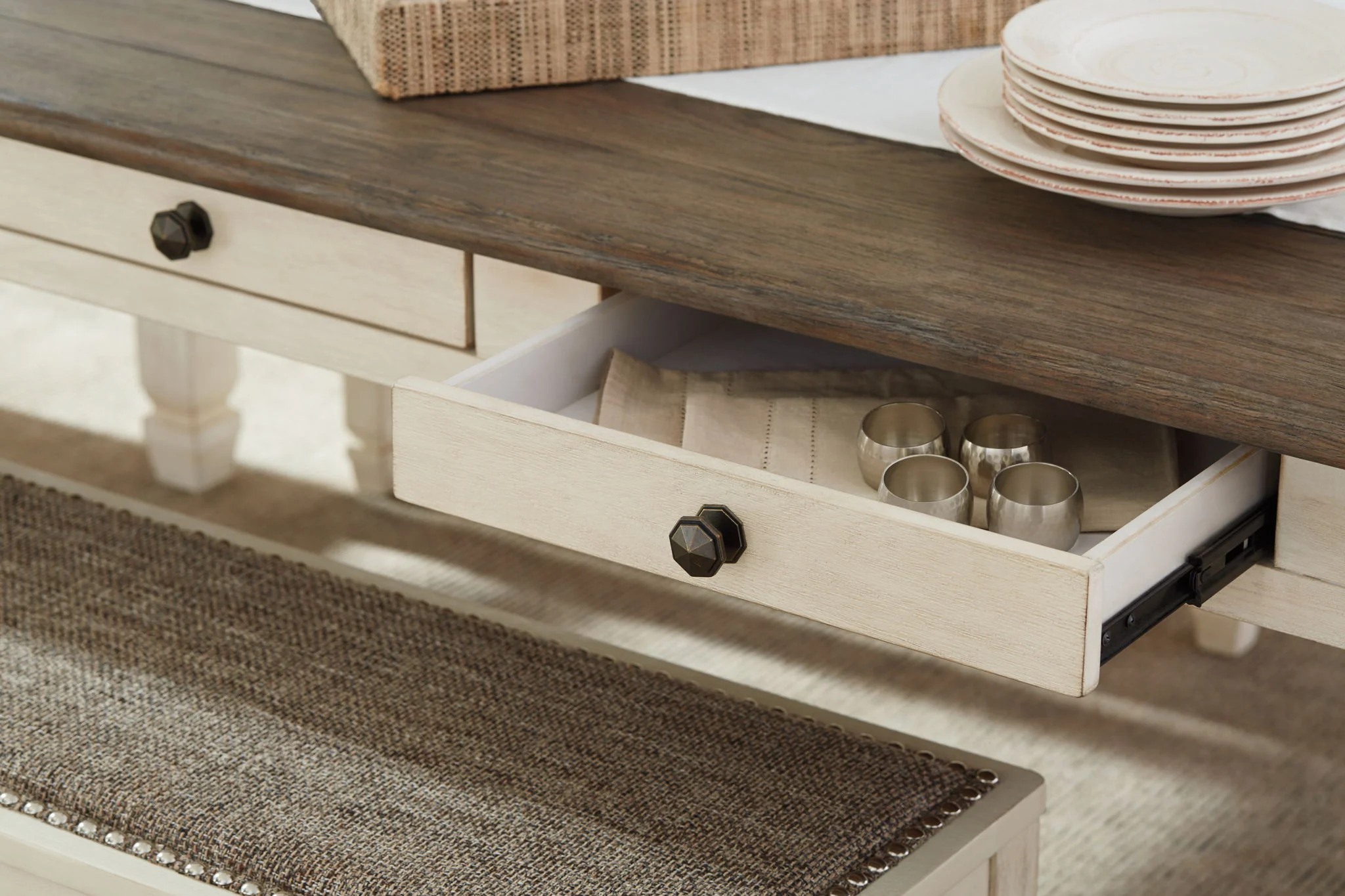 Bolanburg - Rectangular Dining Room Table - Beige - Image 3