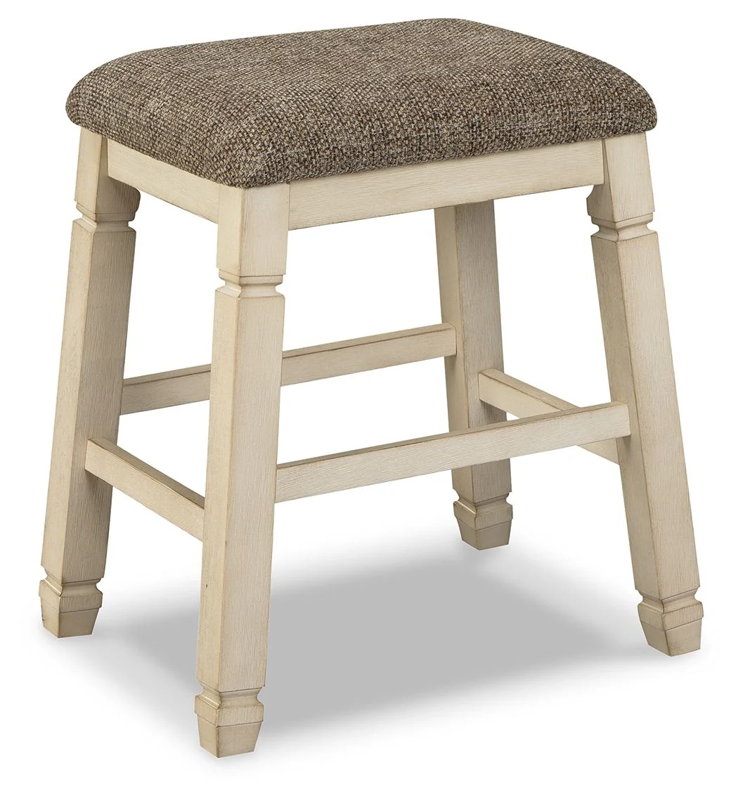 Bolanburg - Upholstered Stool (Set of 2) - Beige - Image 4