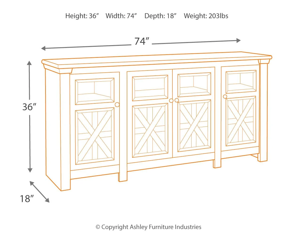 Bolanburg - TV Stand - Image 3