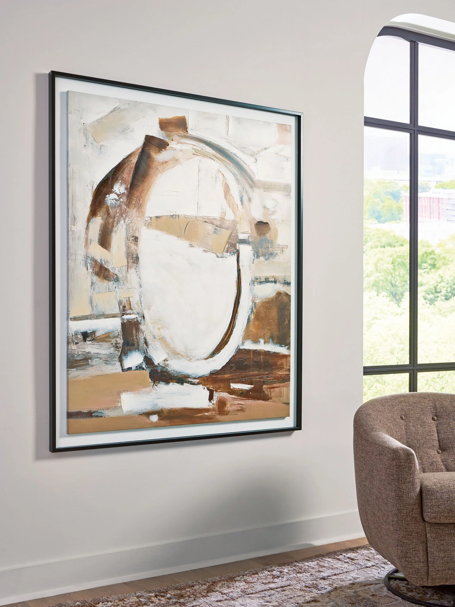 Bradlow - Wall Art - Brown / White / Black - Image 2