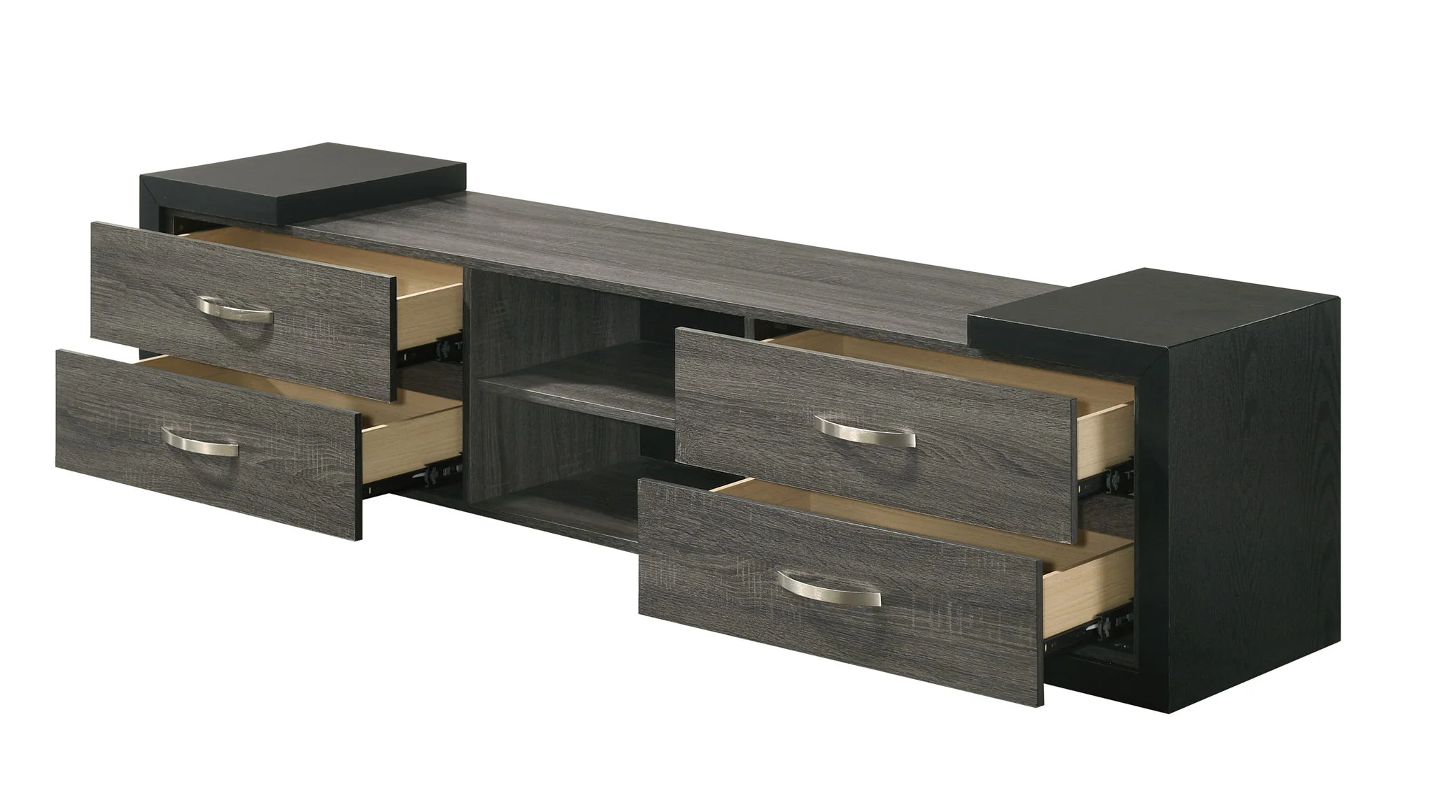 Brant - TV Stand - Dark Gray - Image 3