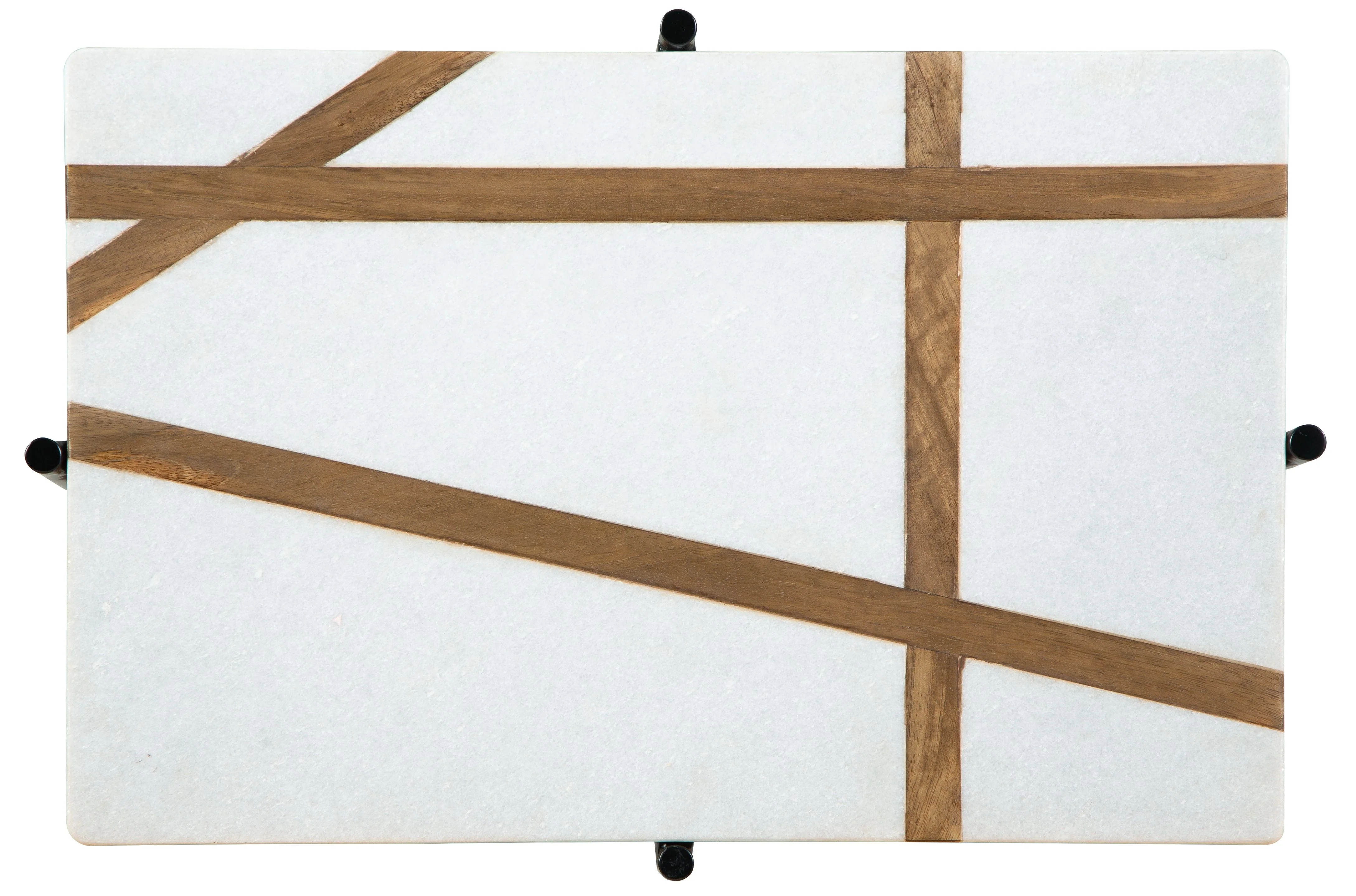 Braxmore - Accent Table - White / Light Brown - Image 4