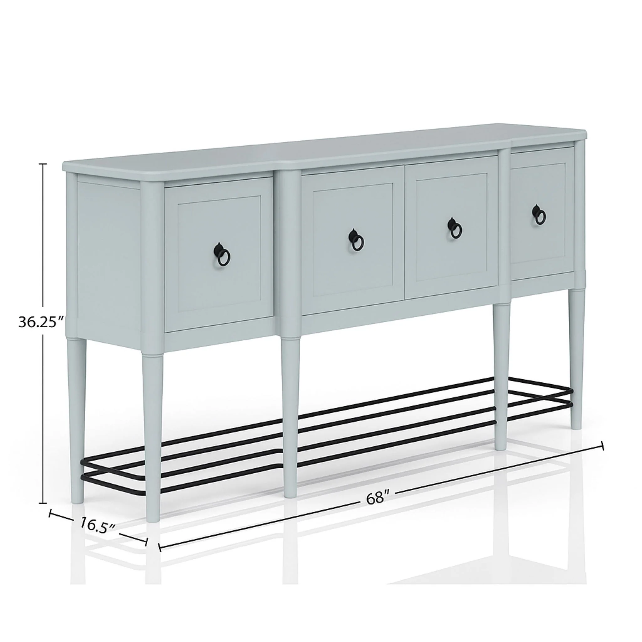 Breakfront Sideboard - Light Blue - Image 2