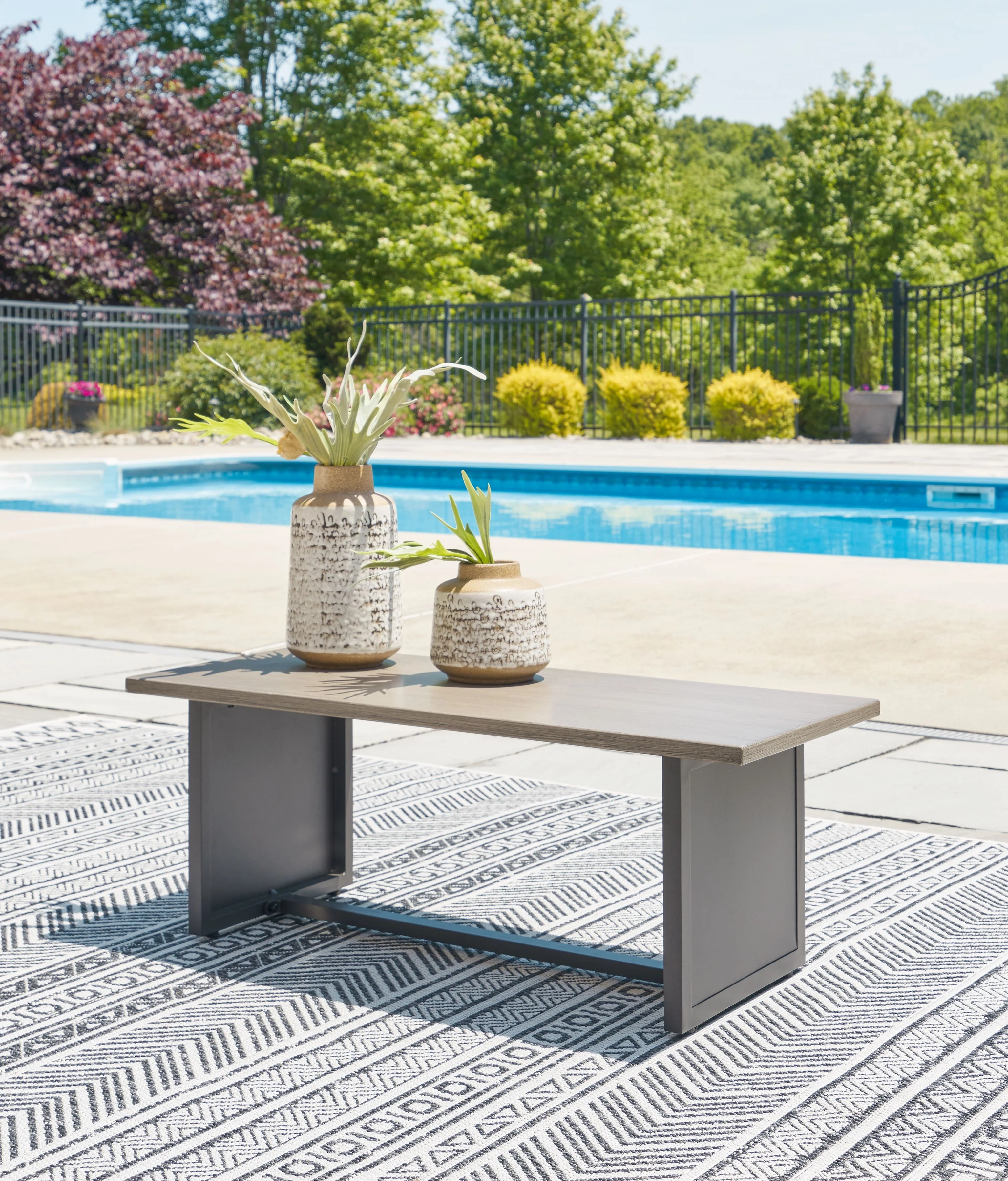 Bree Zee - Rectangular End Table - Brown - Image 4