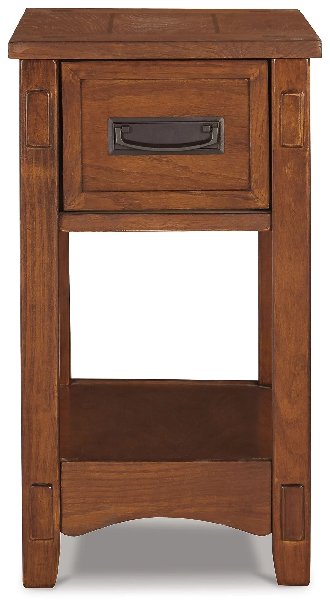 Breegin - Chair Side End Table - 1 Drawer - Brown - Image 2