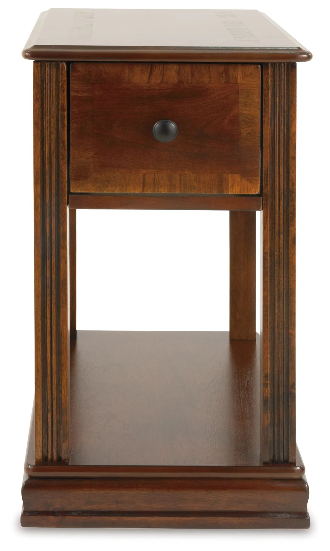 Breegin - Chair Side End Table - Removable Tray - Brown - Image 2