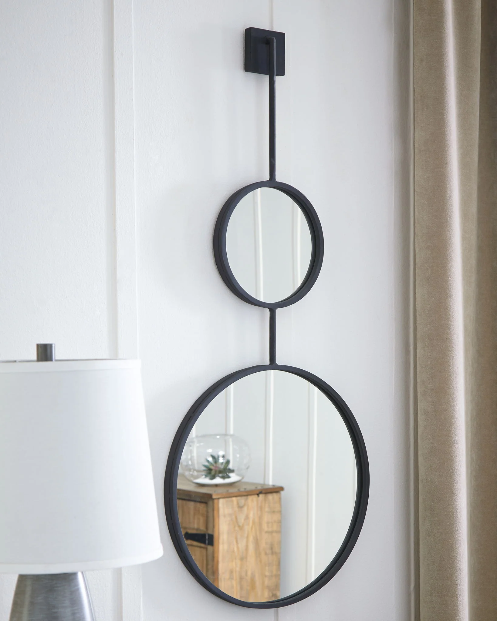 Brewer - Accent Mirror - Black - Image 4