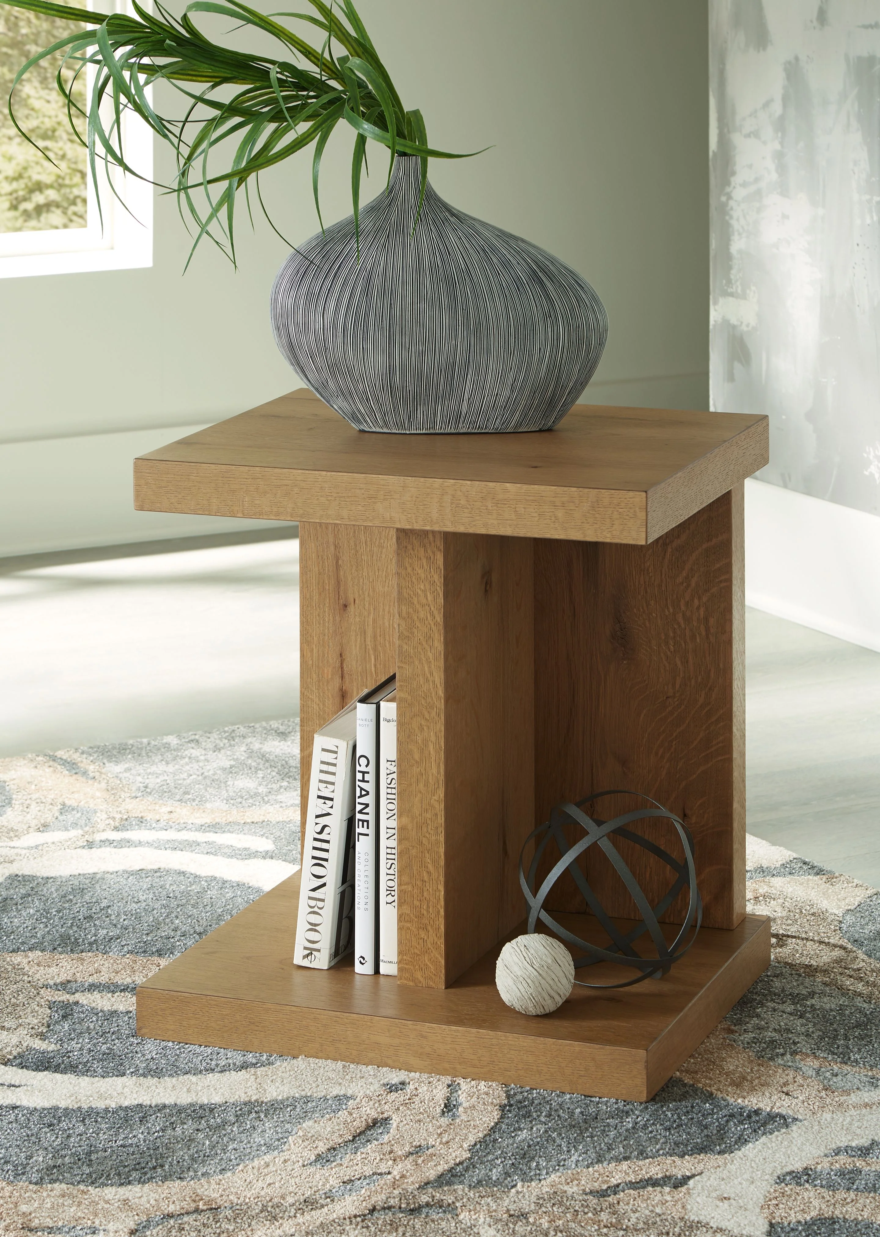 Brinstead - Chair Side End Table - Light Brown - Image 3