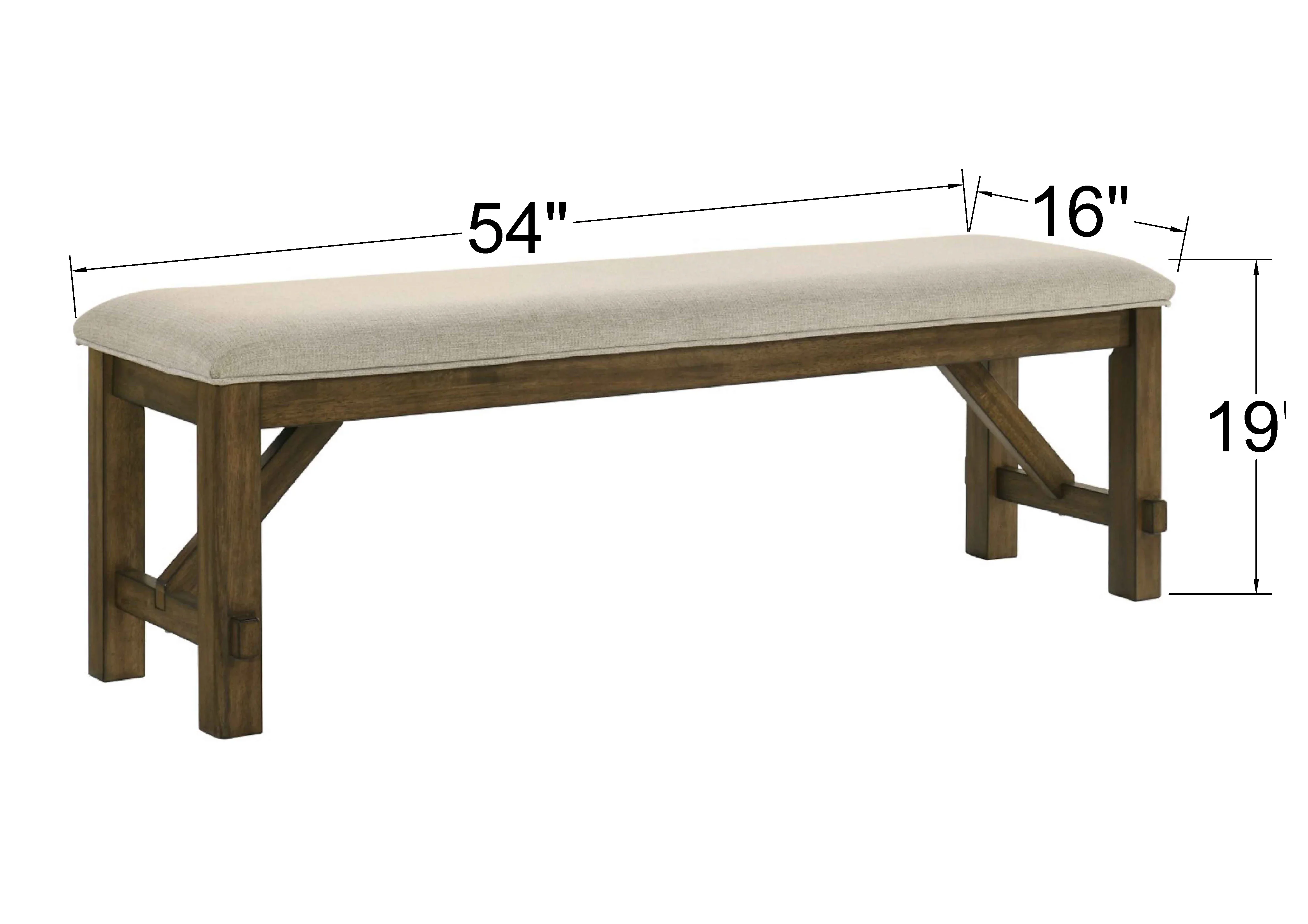 Broadmoor Dining Height Bench - Image 2