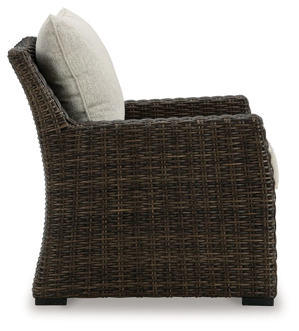 Brook Ranch - Lounge Chair With Cushion - Brown - Image 4