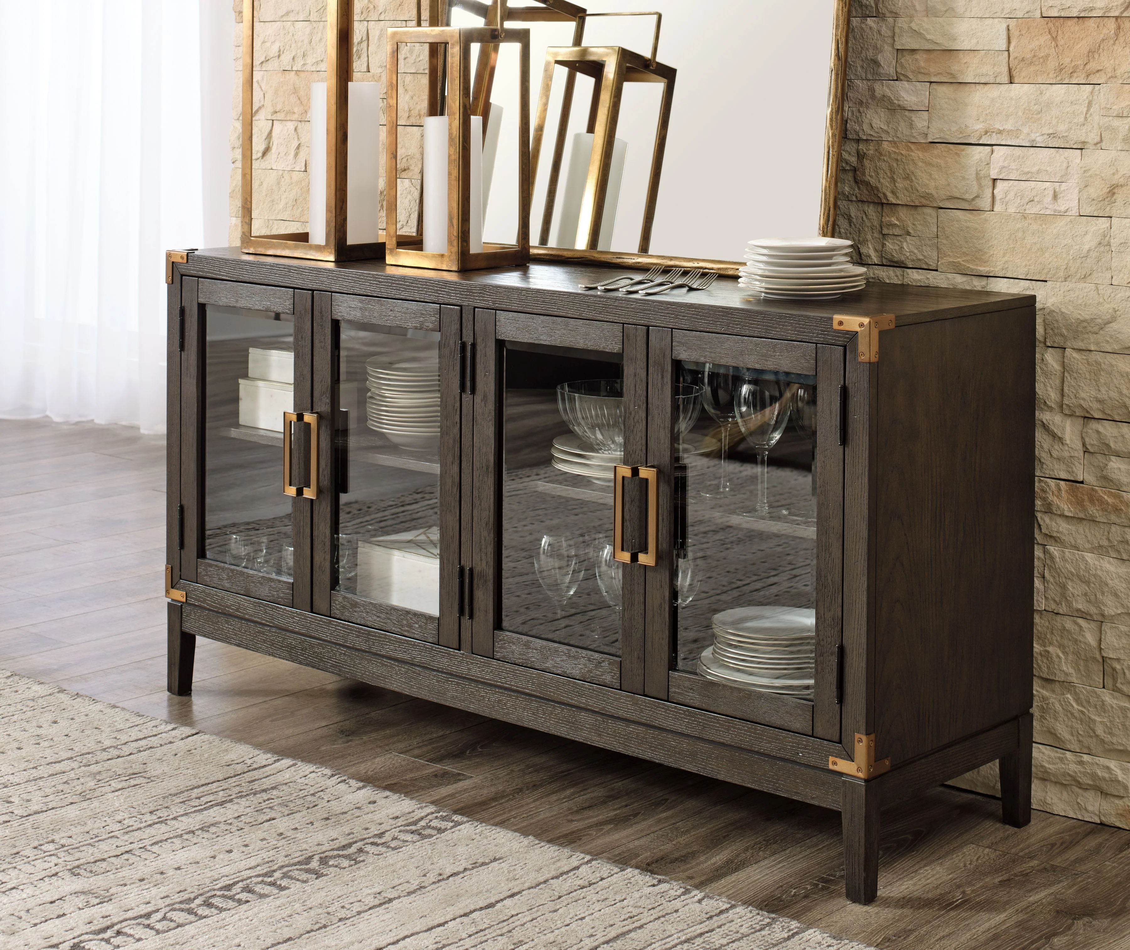 Burkhaus - Dining Room Server - Dark Brown - Image 4