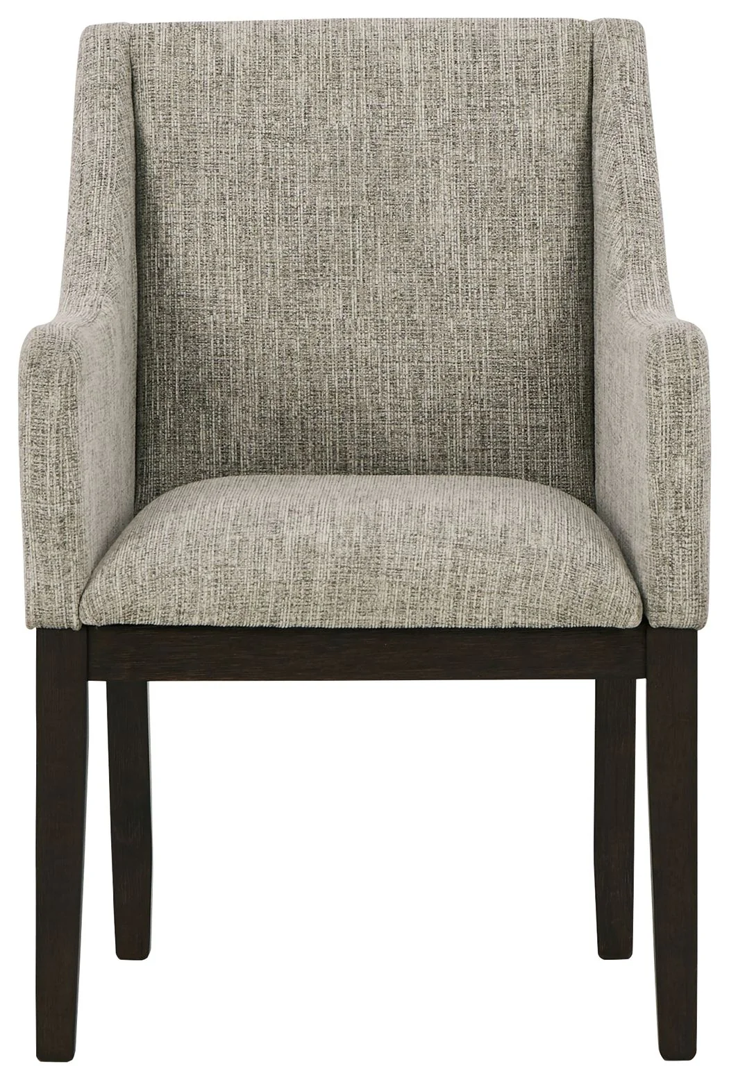 Burkhaus - Dining UPH Arm Chair (Set of 2) - Beige / Dark Brown - Image 2