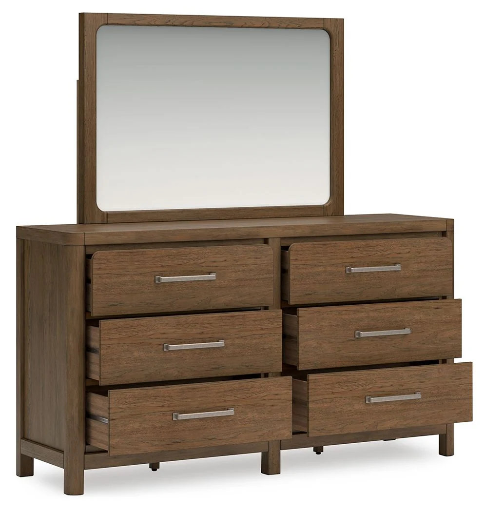 Cabalynn - Dresser And Mirror - Light Brown - Image 4