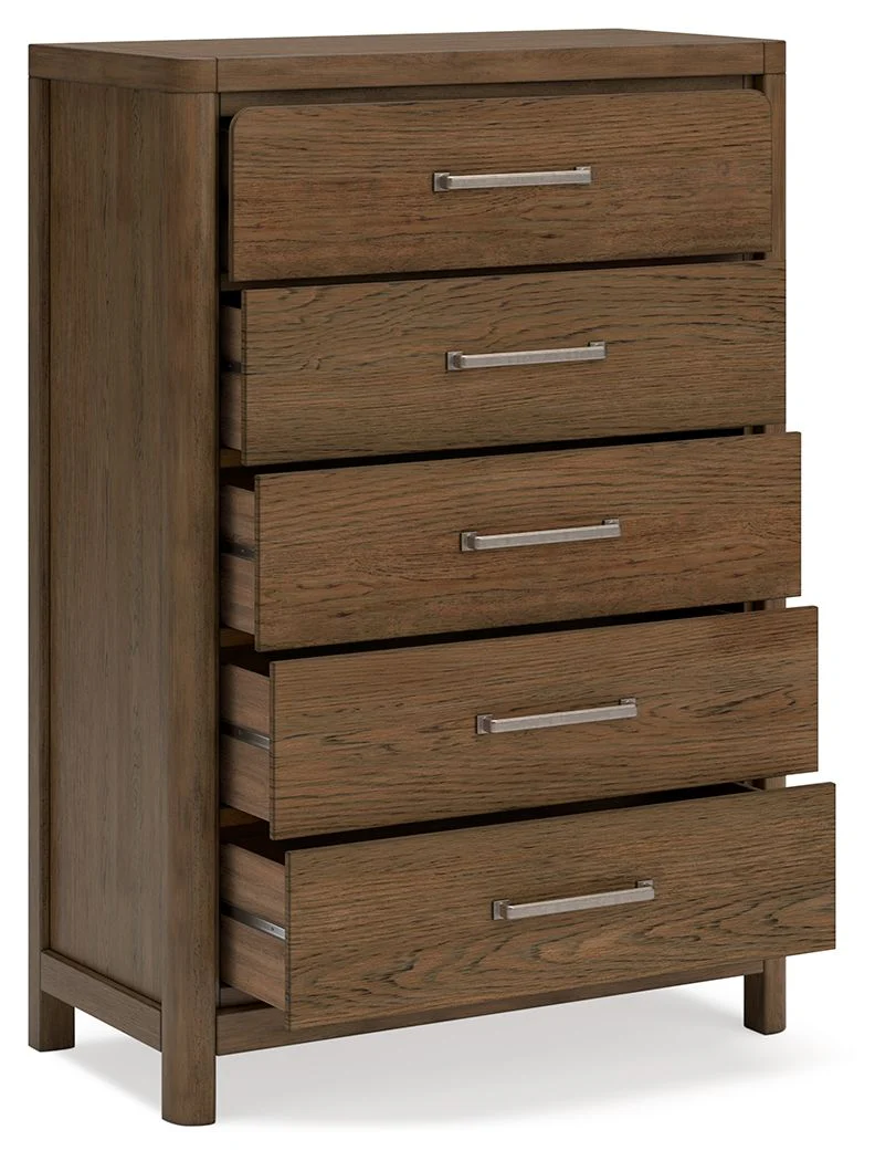 Cabalynn - Five Drawer Chest - Light Brown - Image 3