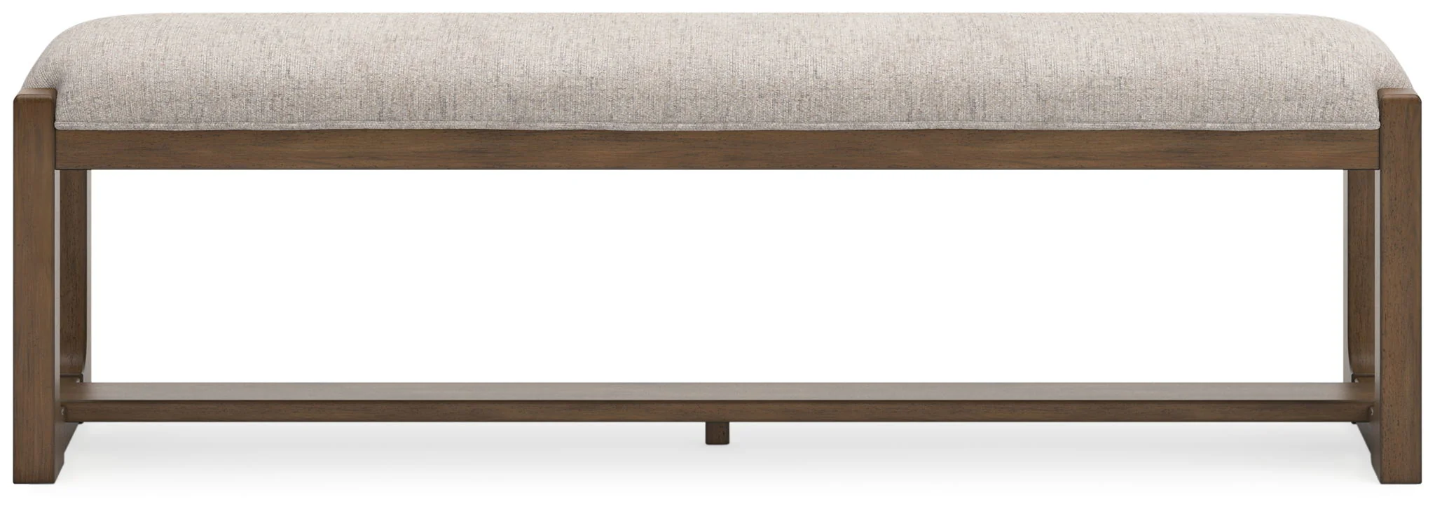 Cabalynn - Large Uph Dining Room Bench - Oatmeal / Light Brown - Image 3