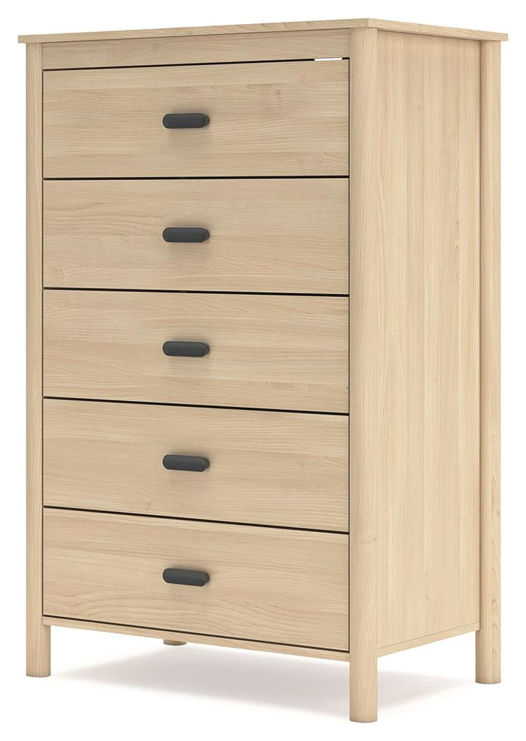 Cabinella - Five Drawer Chest - Tan - Image 3