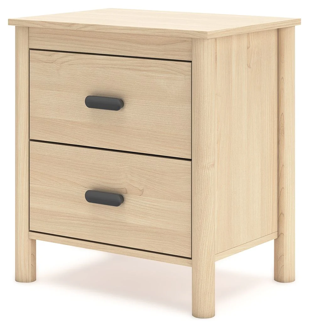 Cabinella - Two Drawer Night Stand - Tan - Image 4