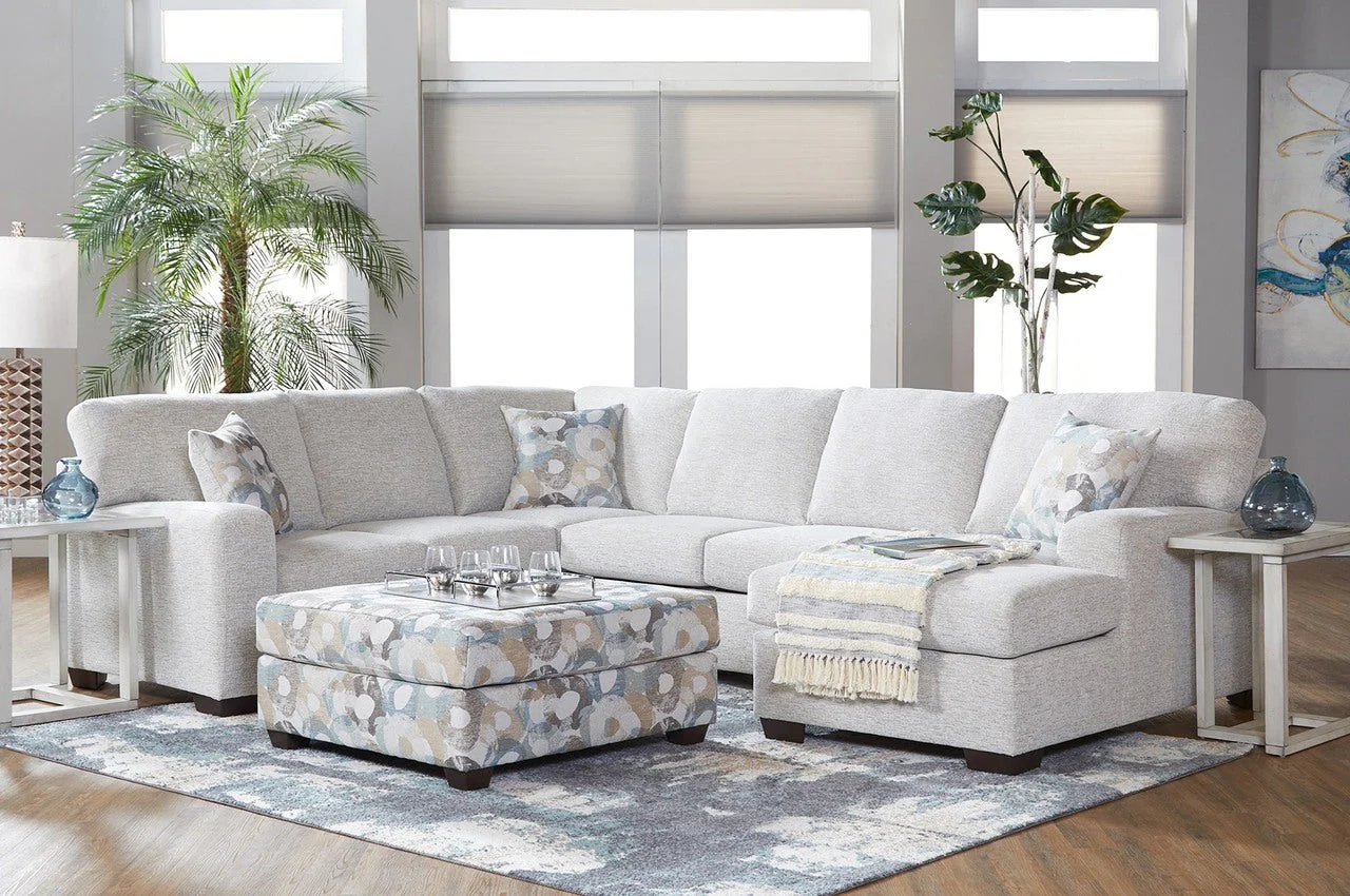 Camelot Bone or Blackstone 3 Pc Sectional Sofa