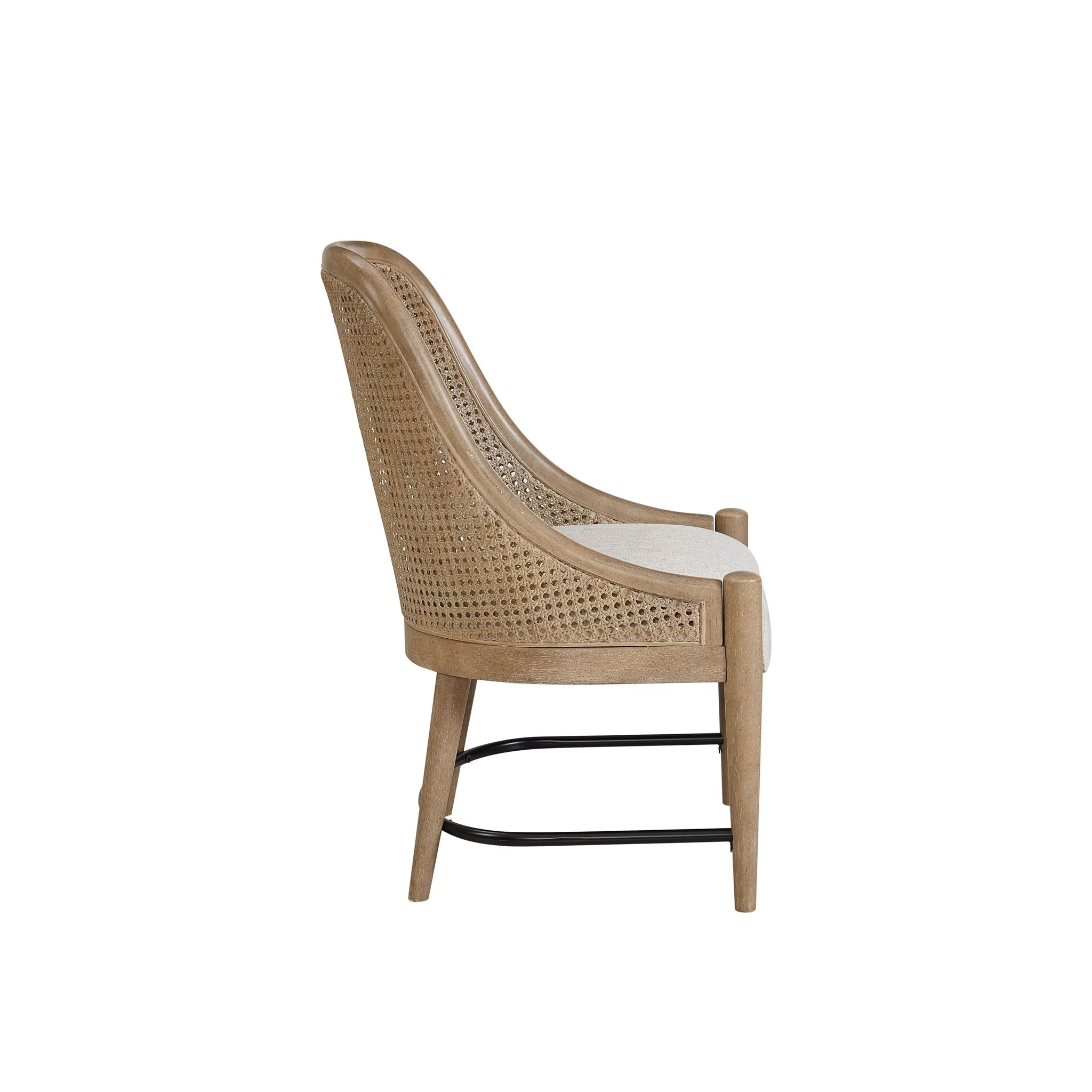 Cane Backed Host Chair Colored (Set of 2) - Sand - Image 4