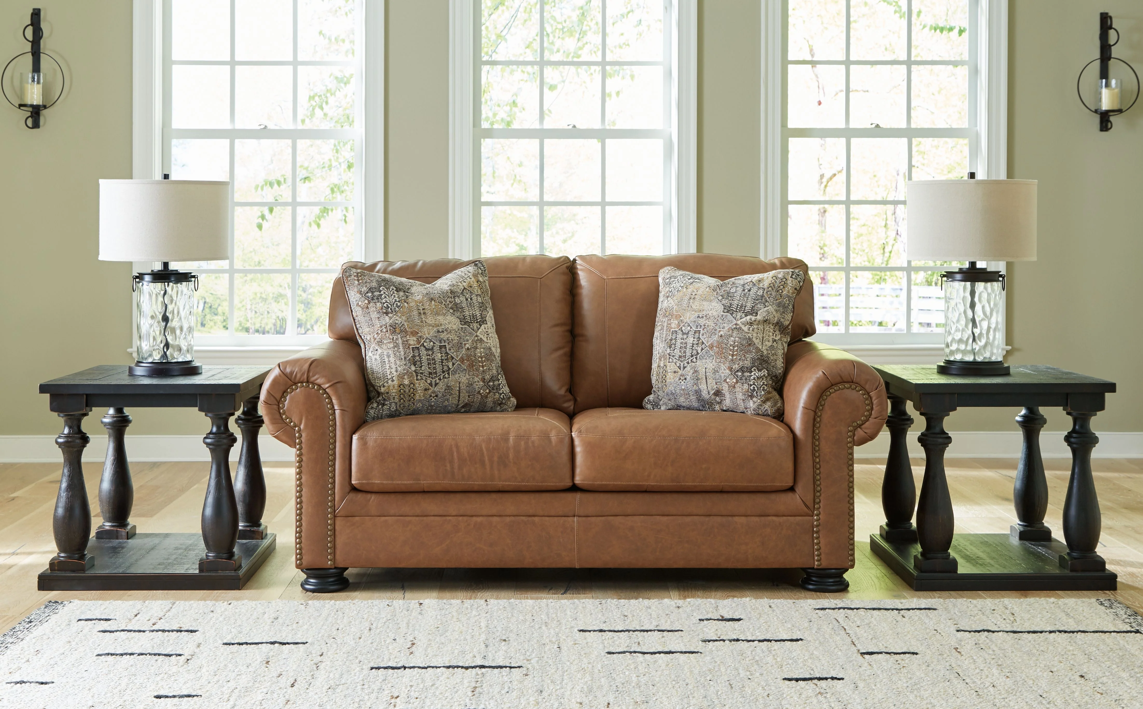 Carianna - Loveseat - Caramel - Image 4