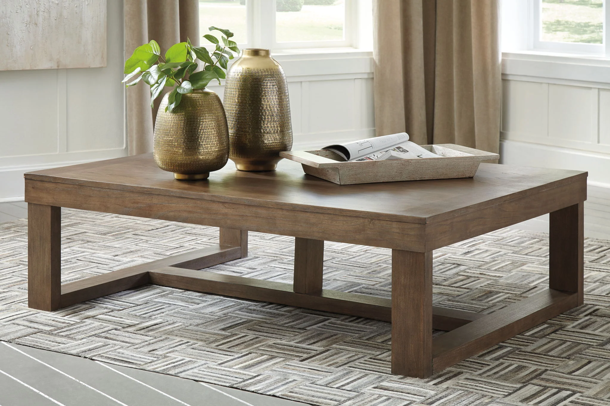 Cariton - Rectangular Cocktail Table - Gray - Image 4