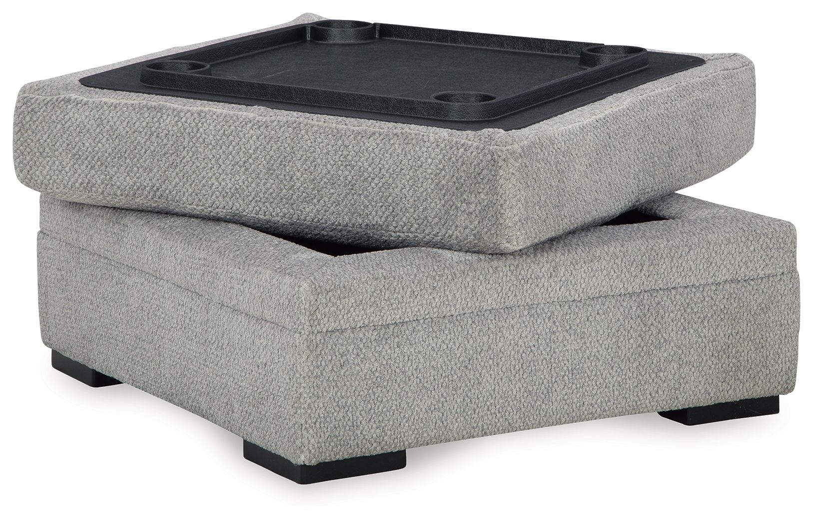 Casselbury - Ottoman With Storage - Cement - Image 2