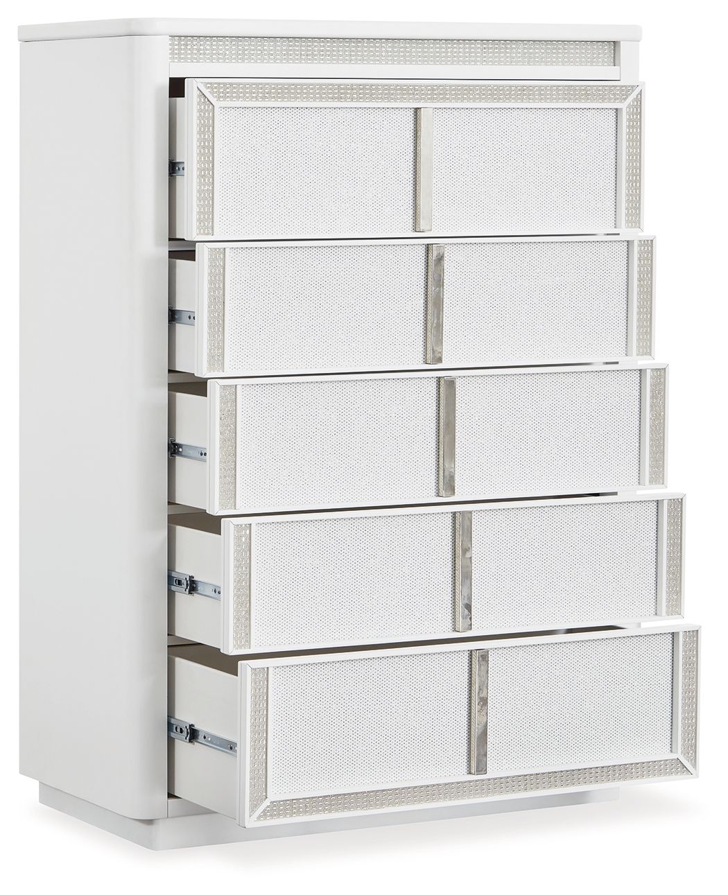 Chalanna - Five Drawer Chest - White - Image 2