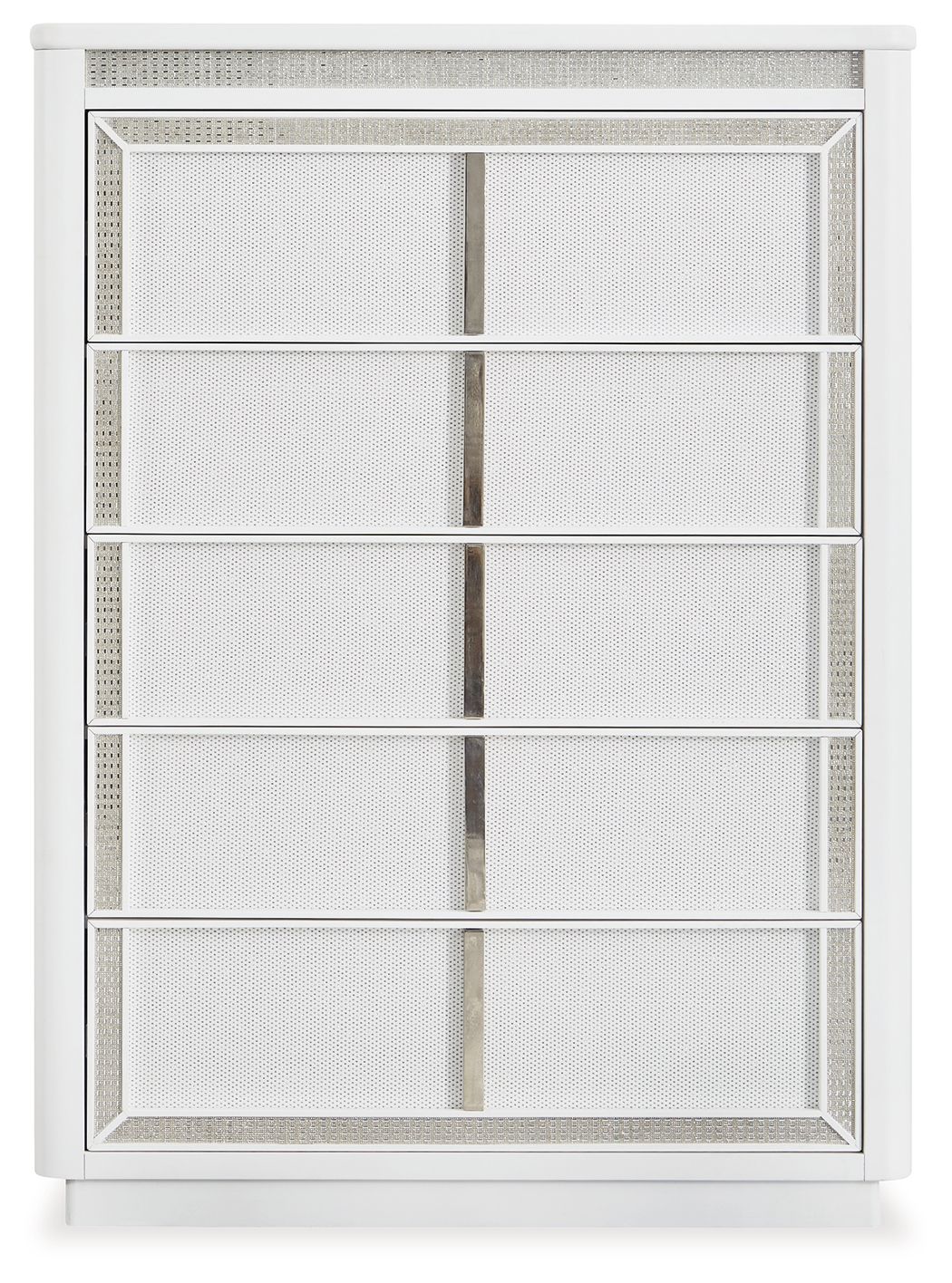 Chalanna - Five Drawer Chest - White - Image 4