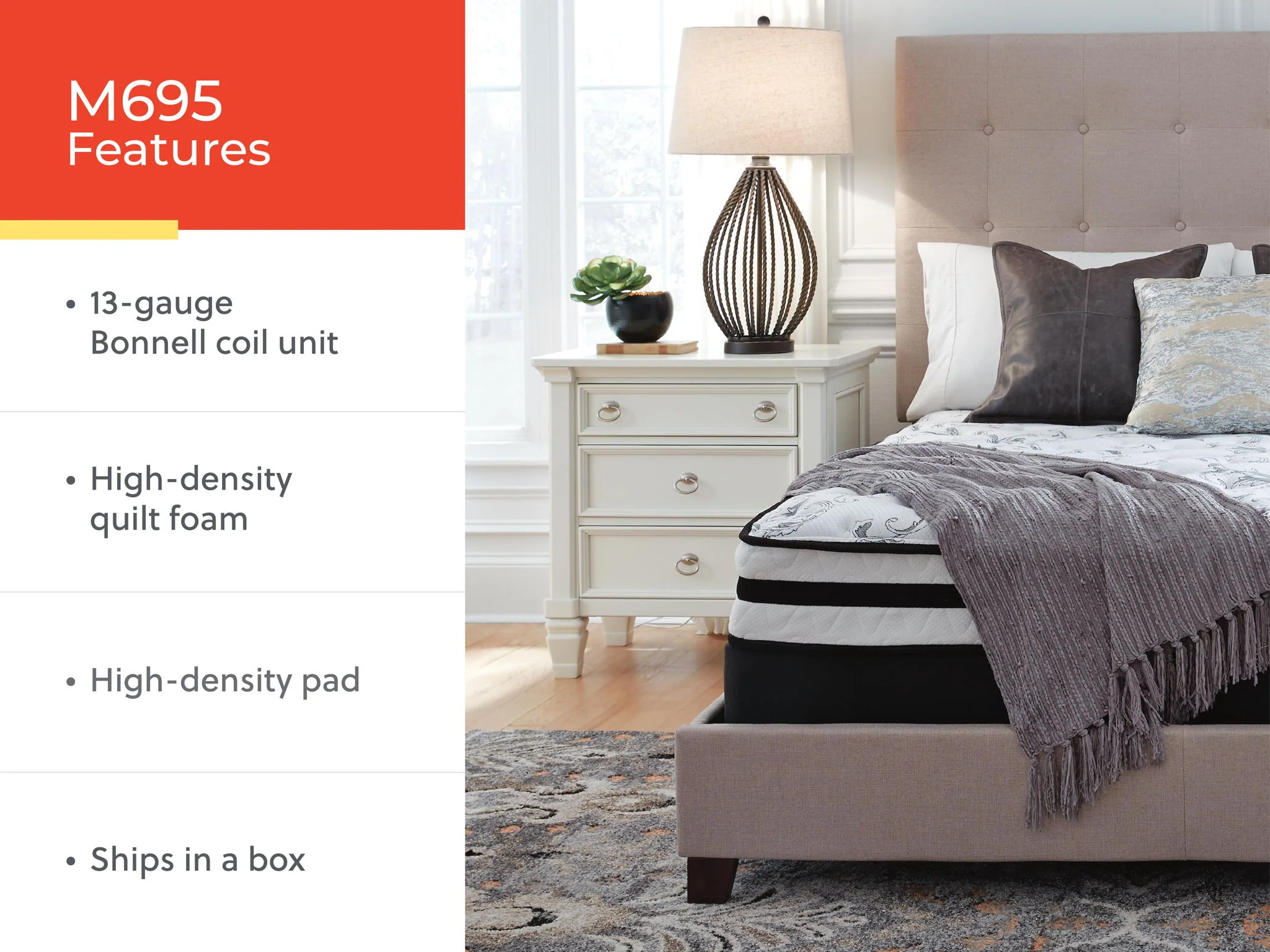 8 Inch Chime Innerspring - Firm Mattress - Image 4