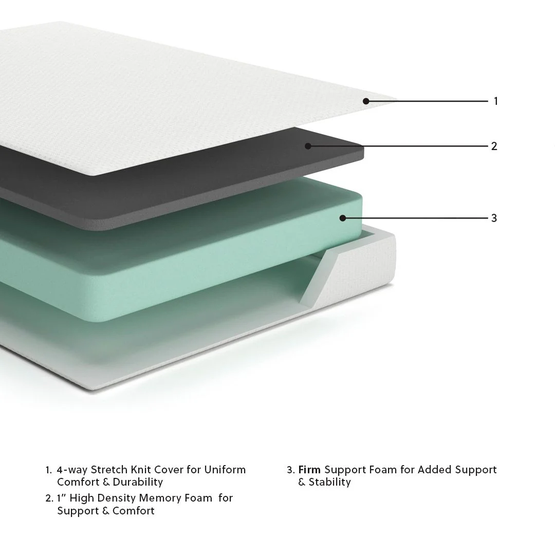 Chime 8 Inch Memory Foam - Medium Memory Foam Mattress - Image 3