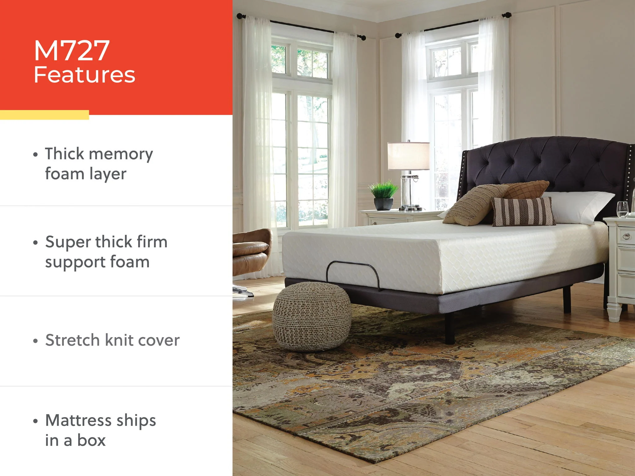 Chime 12 Inch Memory Foam - Memory Foam Mattress - Image 3