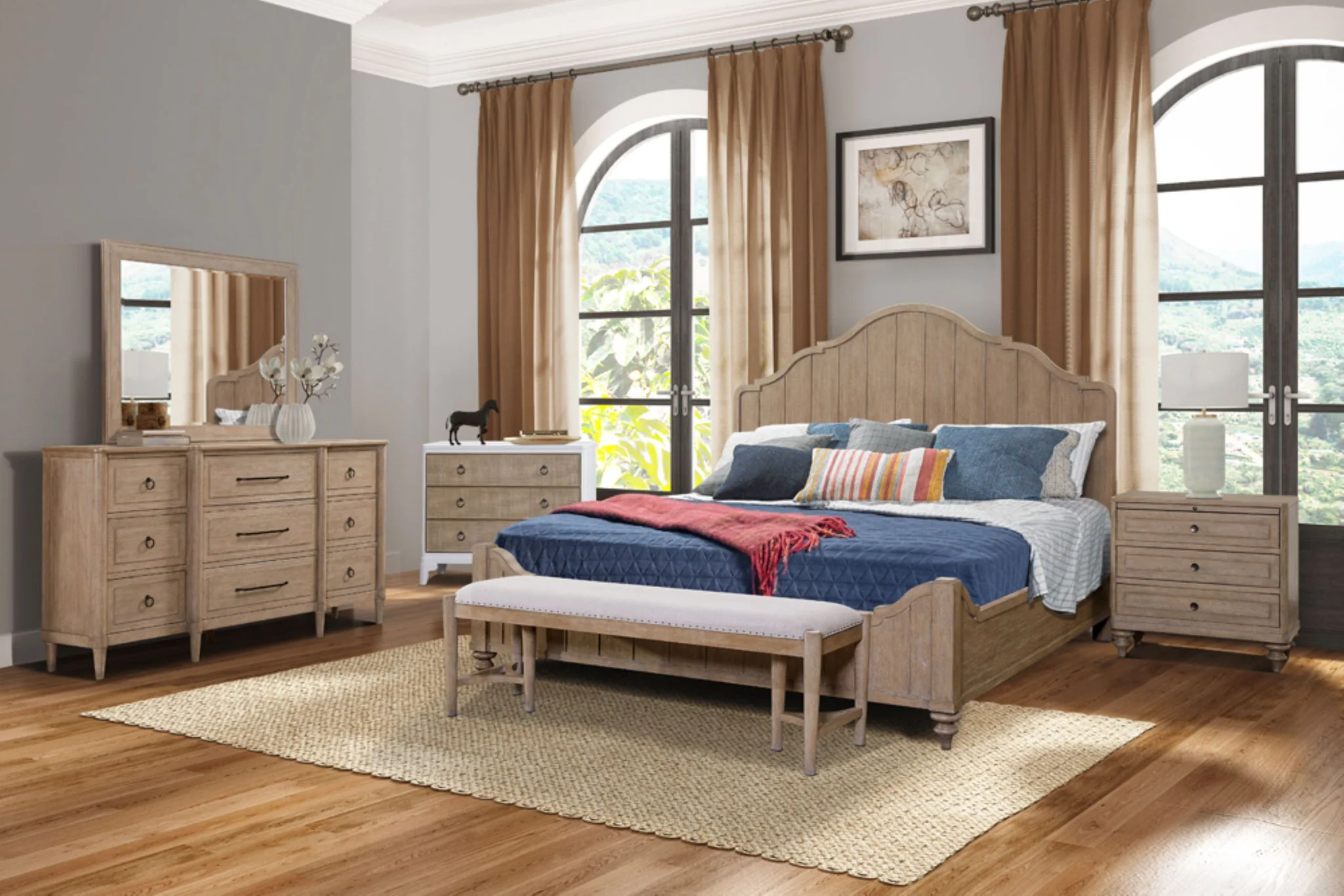 Citrus Heights - Bench - Sand / Pearl Silver - Image 2