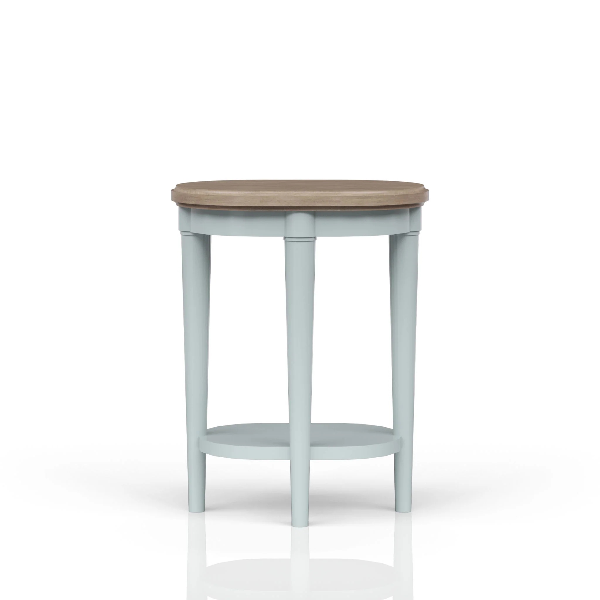 Citrus Heights - Chairside Table - Ocean / Light Brown - Image 4