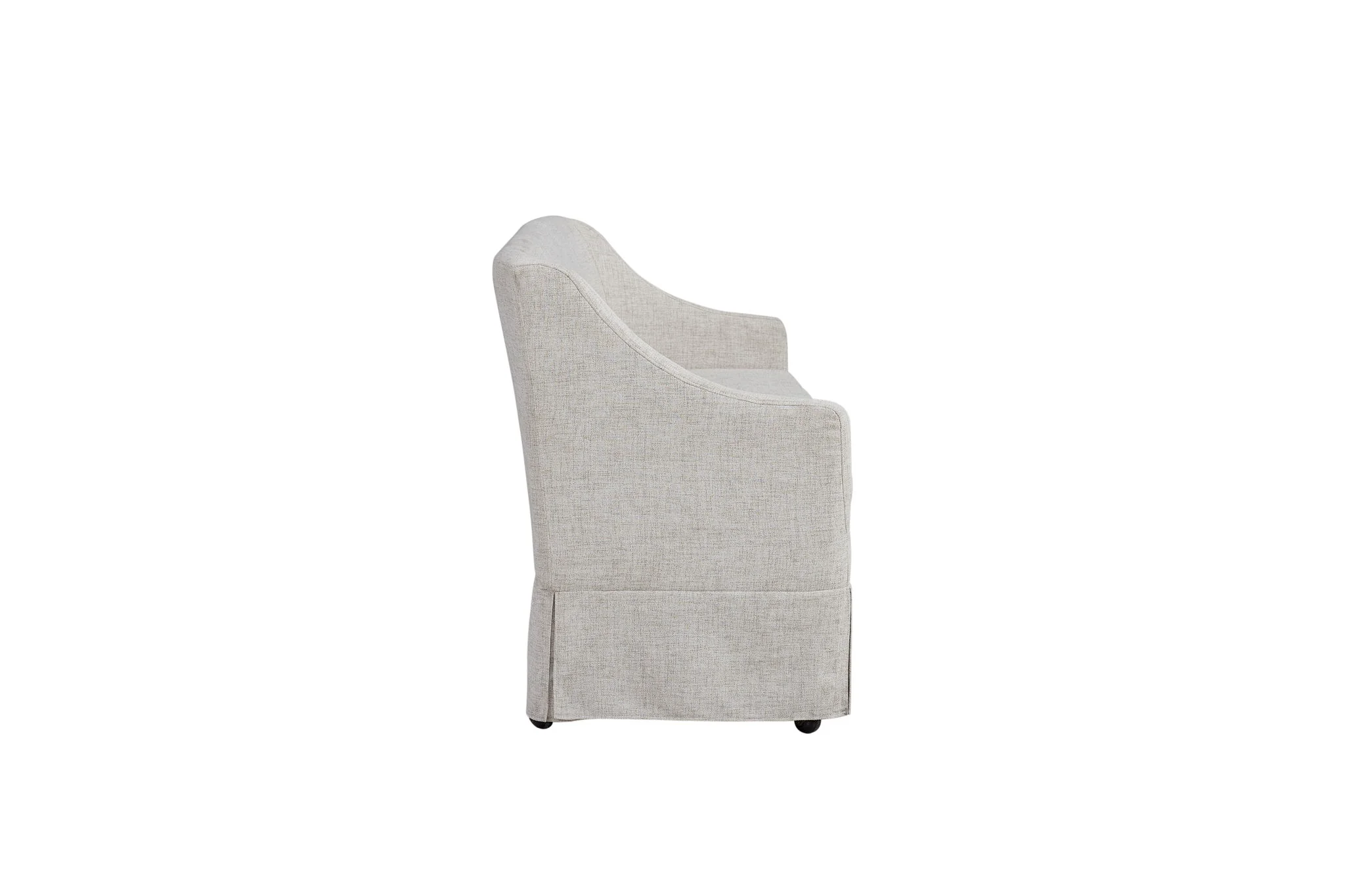 Citrus Heights - Slip Covered Settee - Sand / Pearl Silver - Image 4
