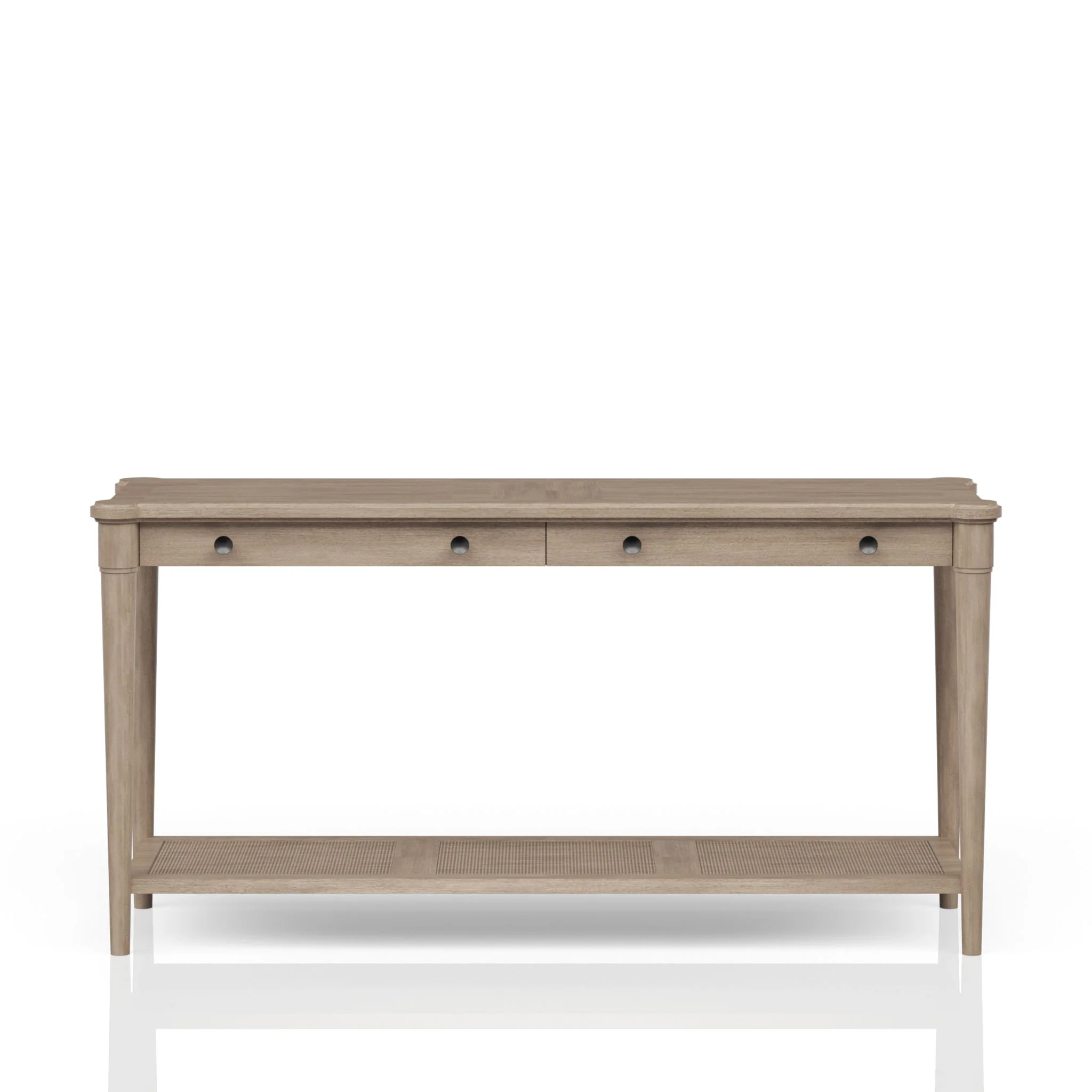 Citrus Heights - Sofa Table With Cane - Sand - Image 2
