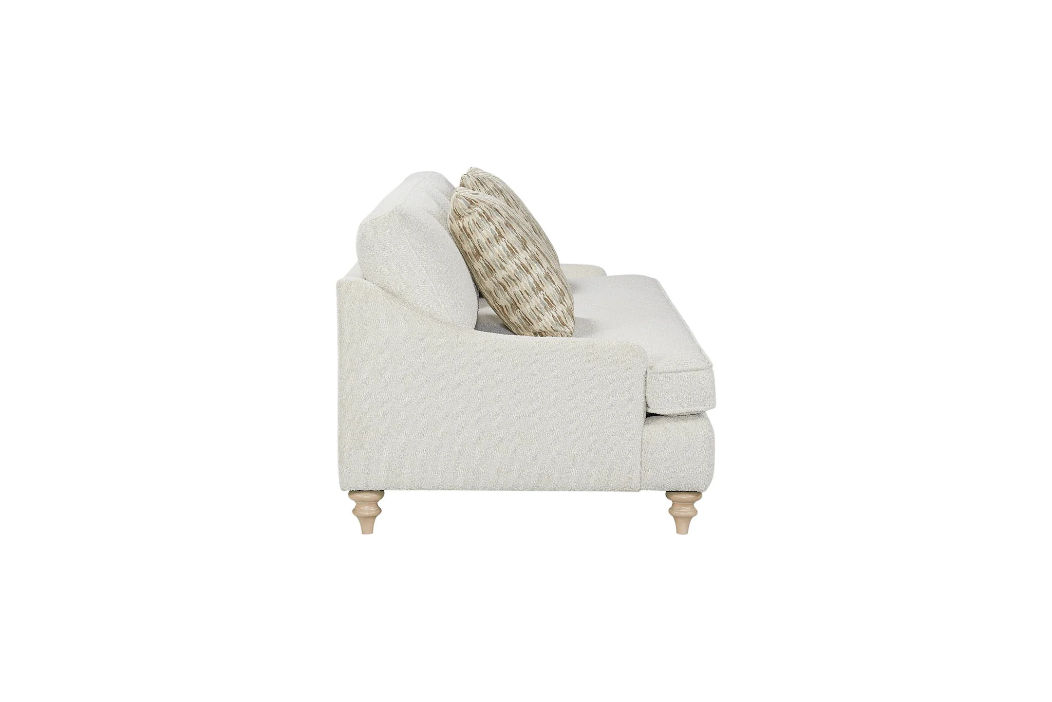 Citrus Heights - Sofa With 2 Pillows - White - Image 4