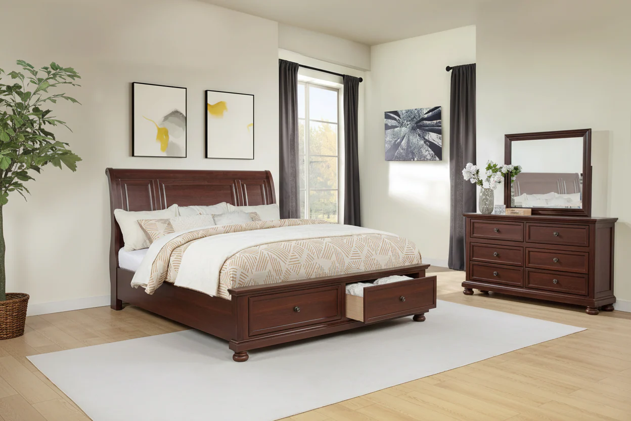 Claribelle Dark Cherry Bedroom Suites - Image 14