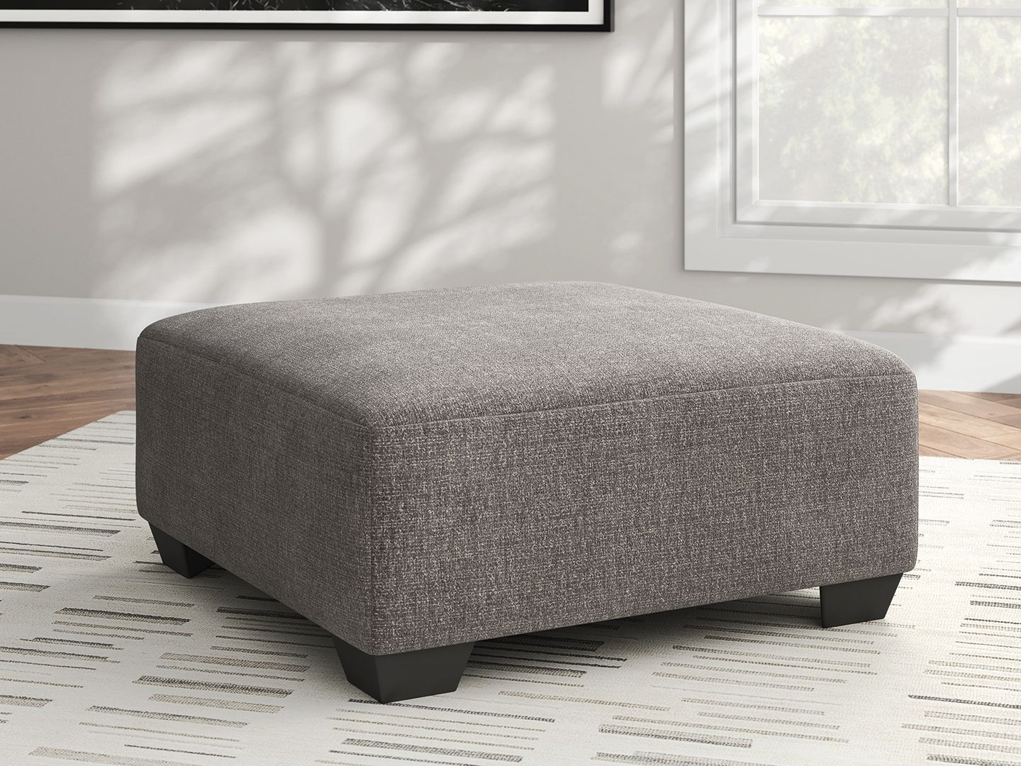 Clarington - Oversized Accent Ottoman - Greystone - Image 4