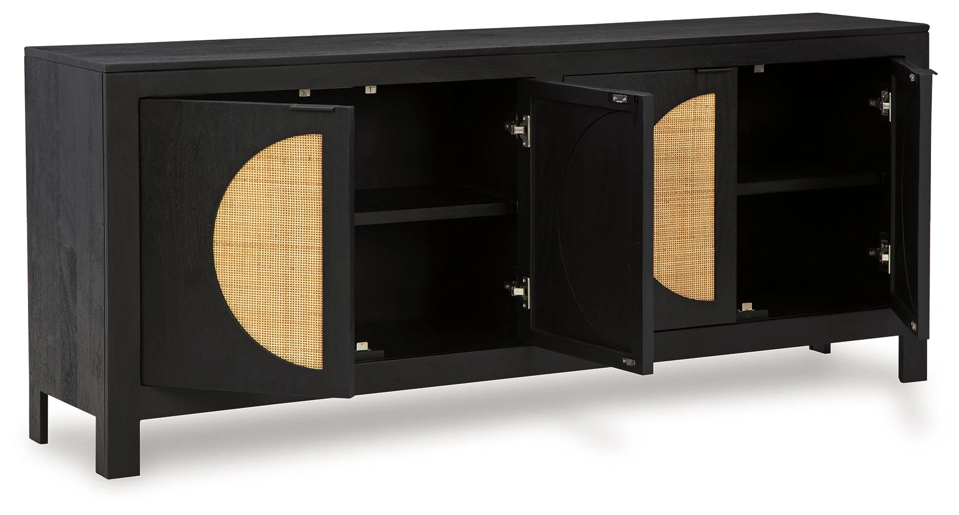 Cliffiings - Accent Cabinet - Black / Natural - Image 3