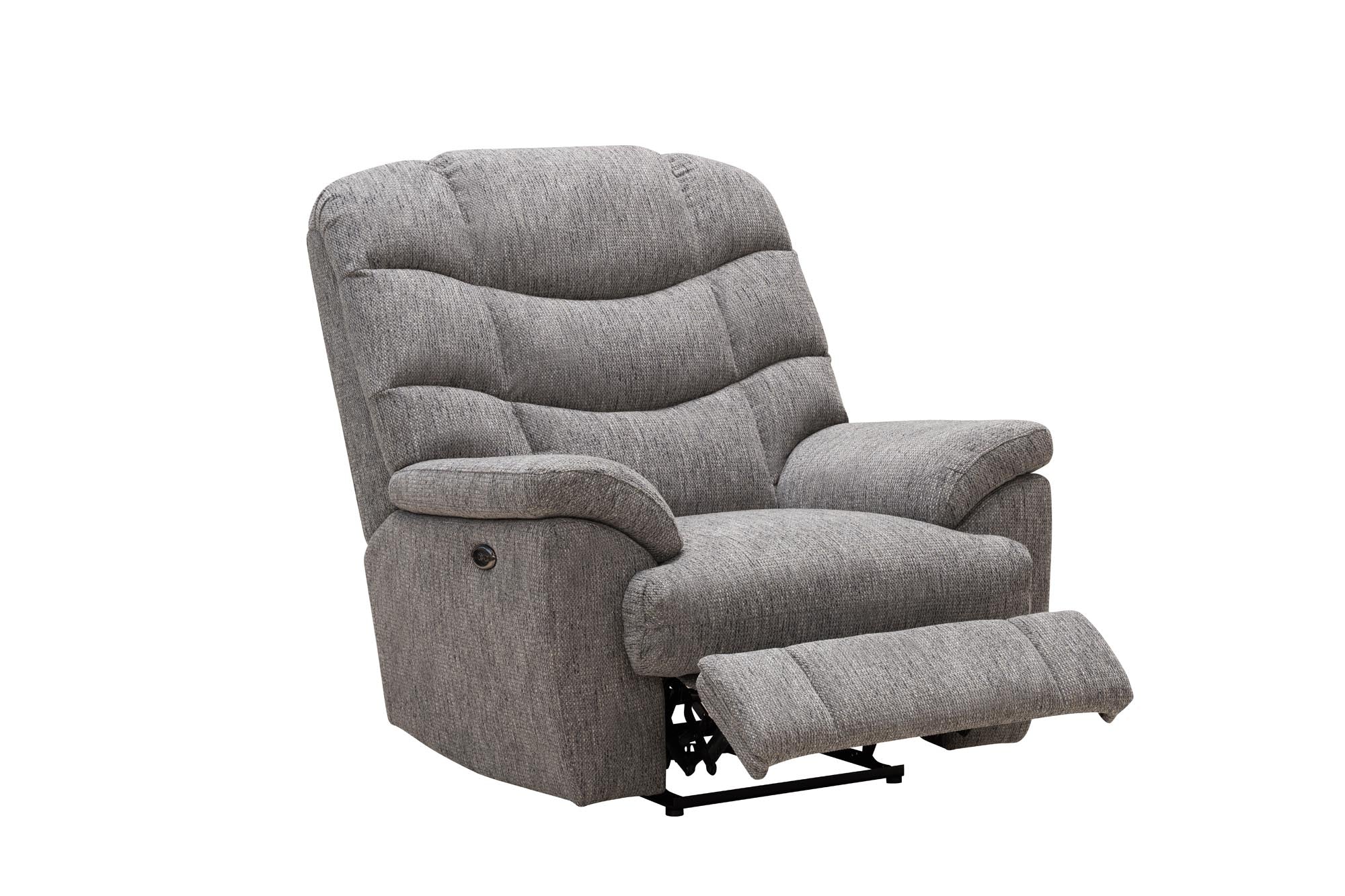 Big Man's Power Wallsaver Recliner Coffee PMF or Grey Chenille - Image 2