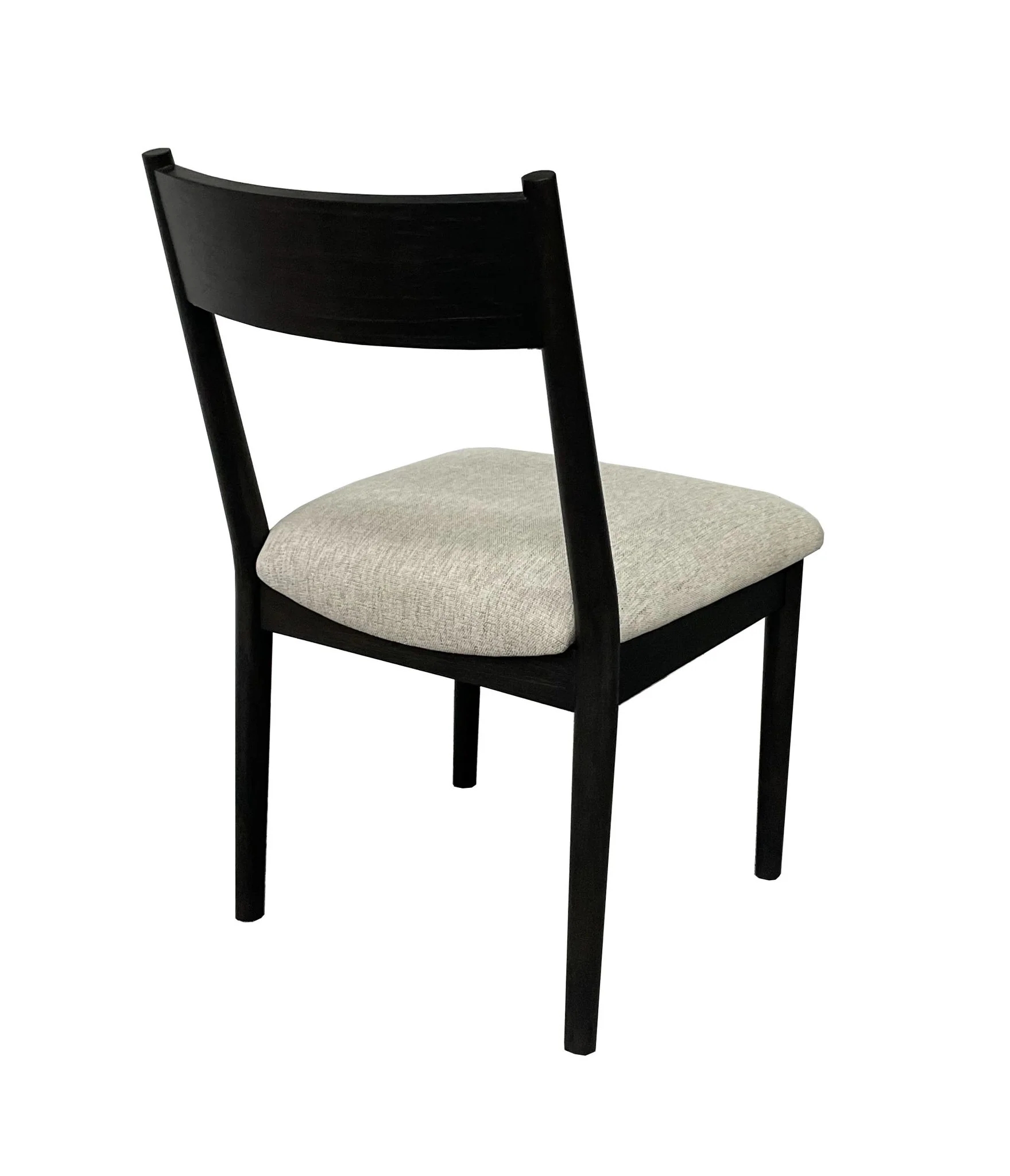 Comfortable Upholstery Cresent Chair (Set of 2) - Peppercorn - Image 4