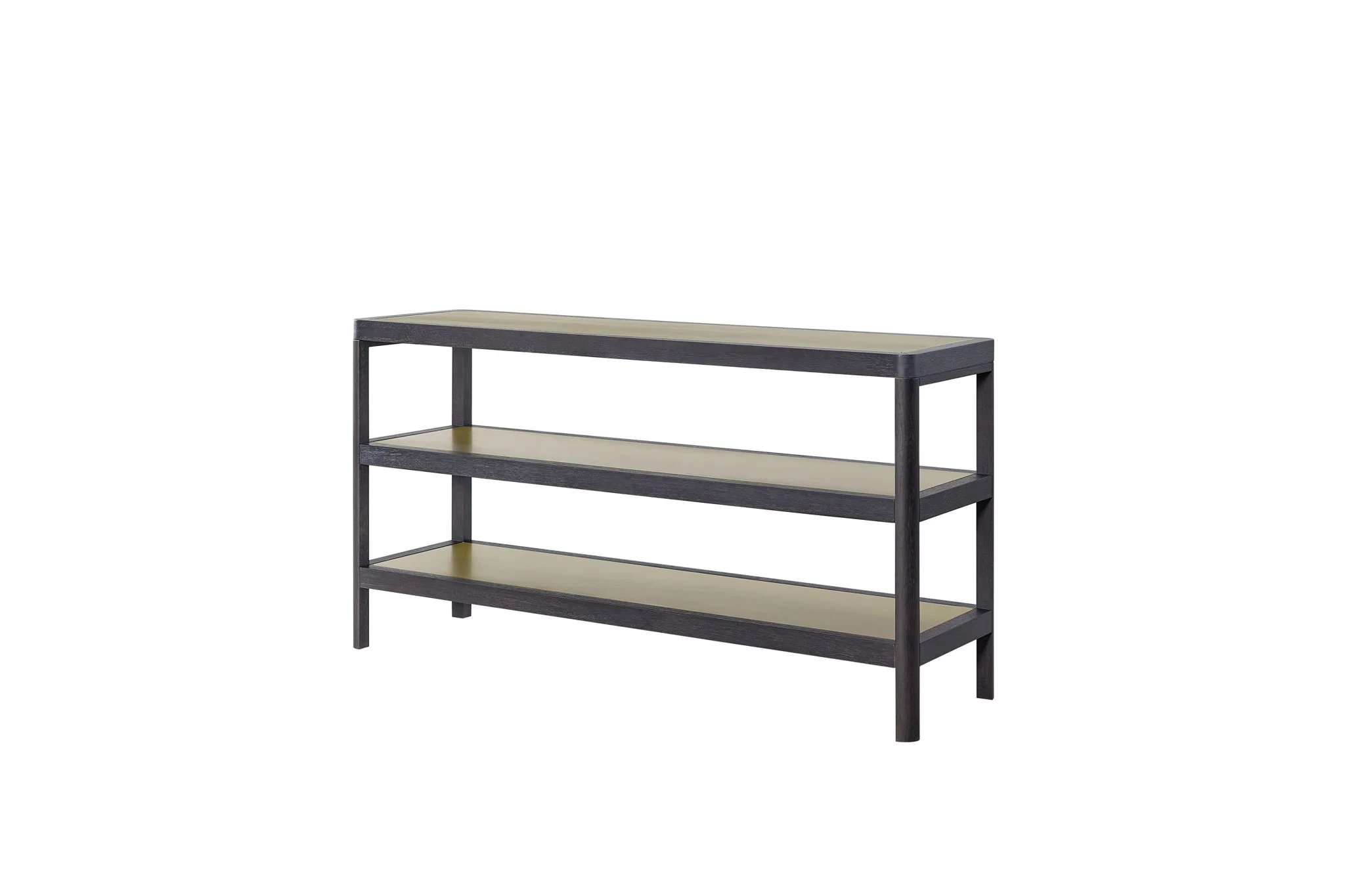 Console Table With Insets - Black - Image 2