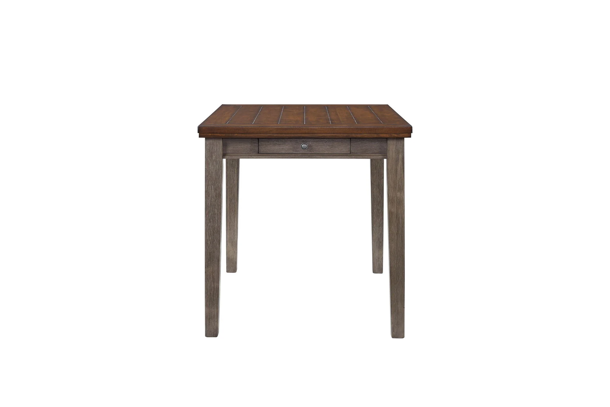 Counter Height 2 Tone 4 Drawer Dining Table - Gray - Image 3