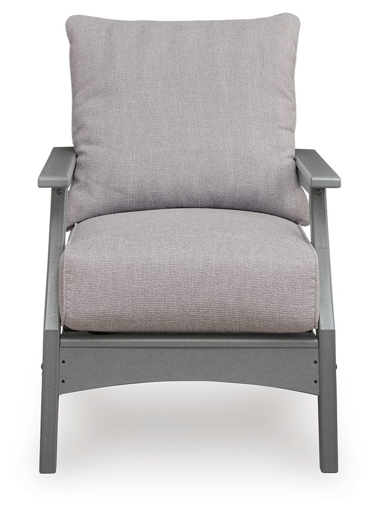 Cove Beach - Lounge Chair With Cushion (Set of 2) - Gray - Image 2