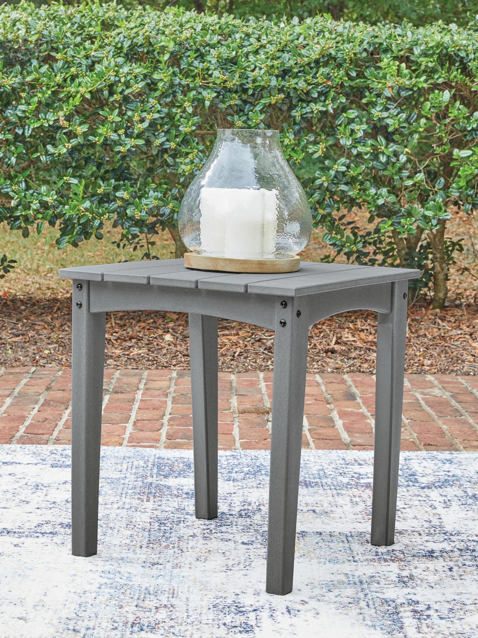 Cove Beach - Square End Table - Gray - Image 4