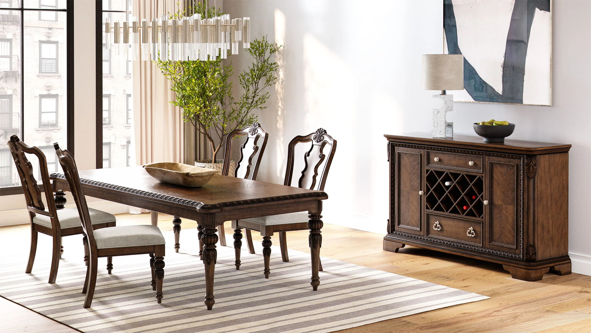 Coventry - Server - Mahogany - Image 3