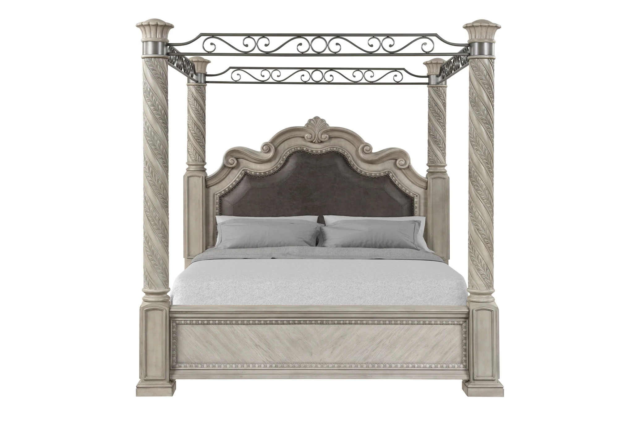 Coventry - Upholstered Panel Canopy Bed - Image 2