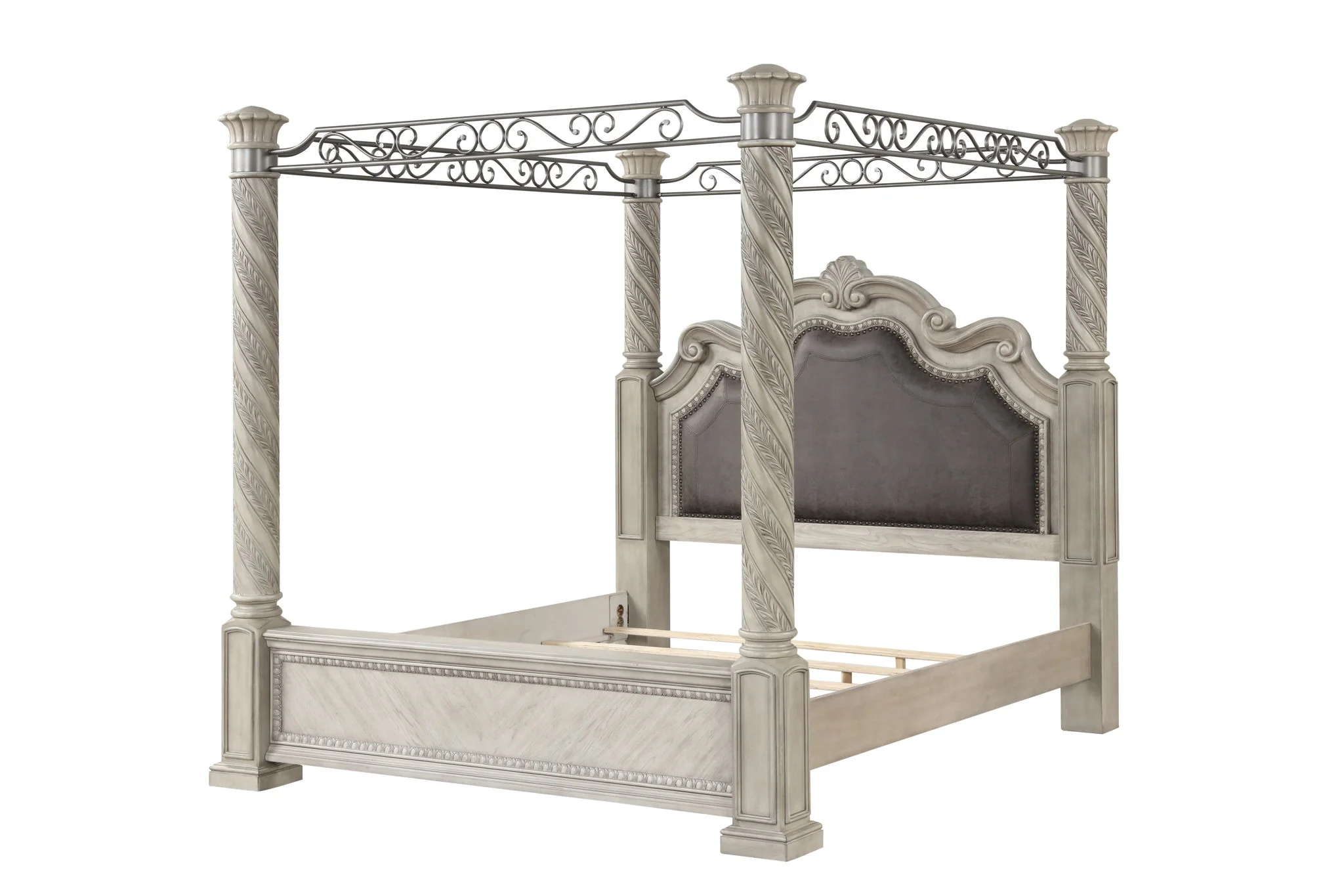 Coventry - Upholstered Panel Canopy Bed - Image 4