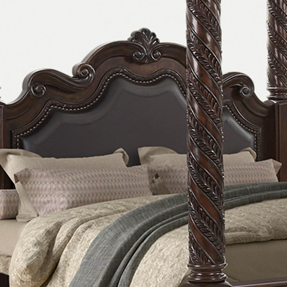 Coventry - Upholstered Panel Canopy Bed - Image 8