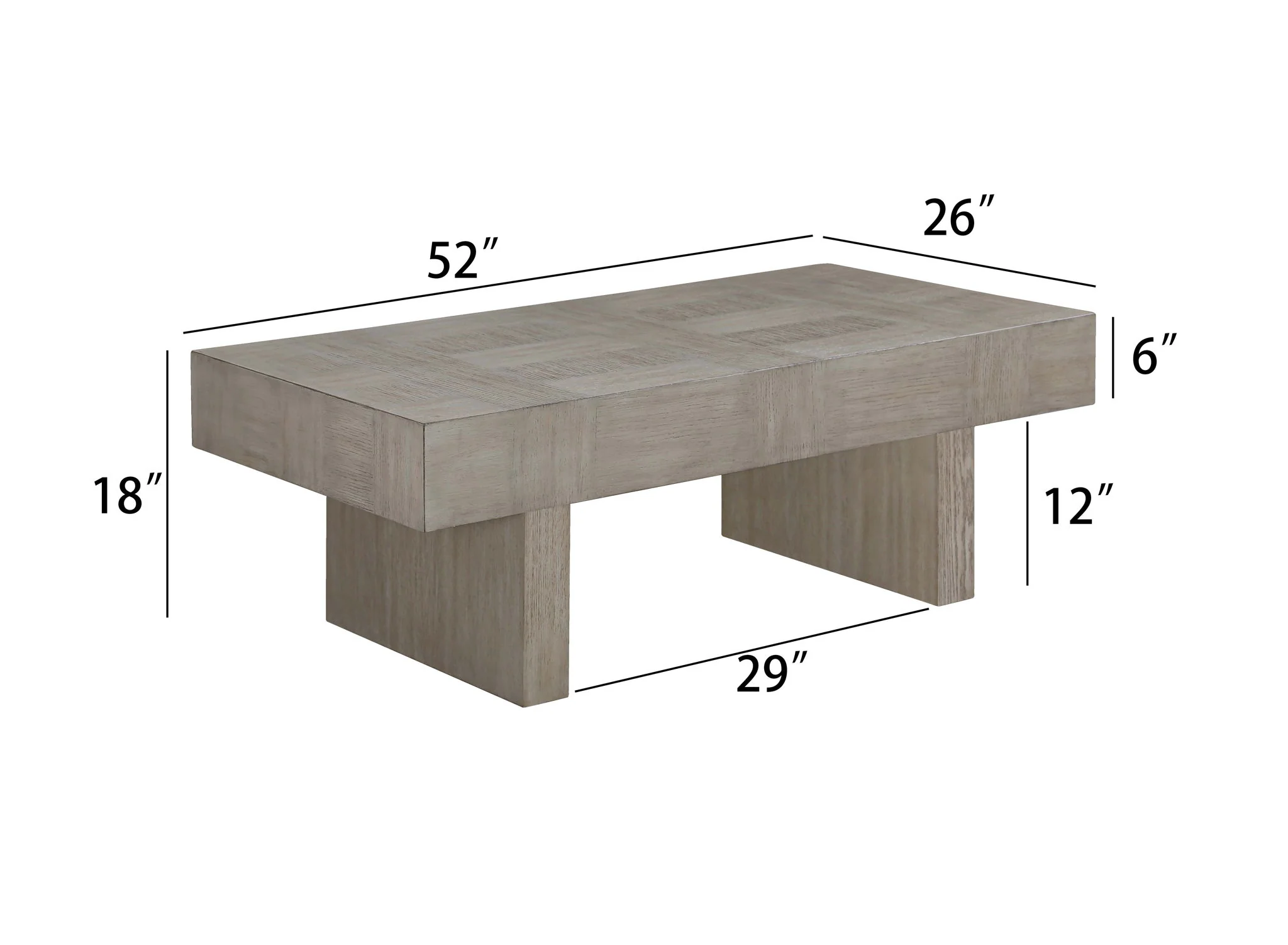 Crawley - Table Set (Coffee & 2 End Tables) - Light Brown - Image 4